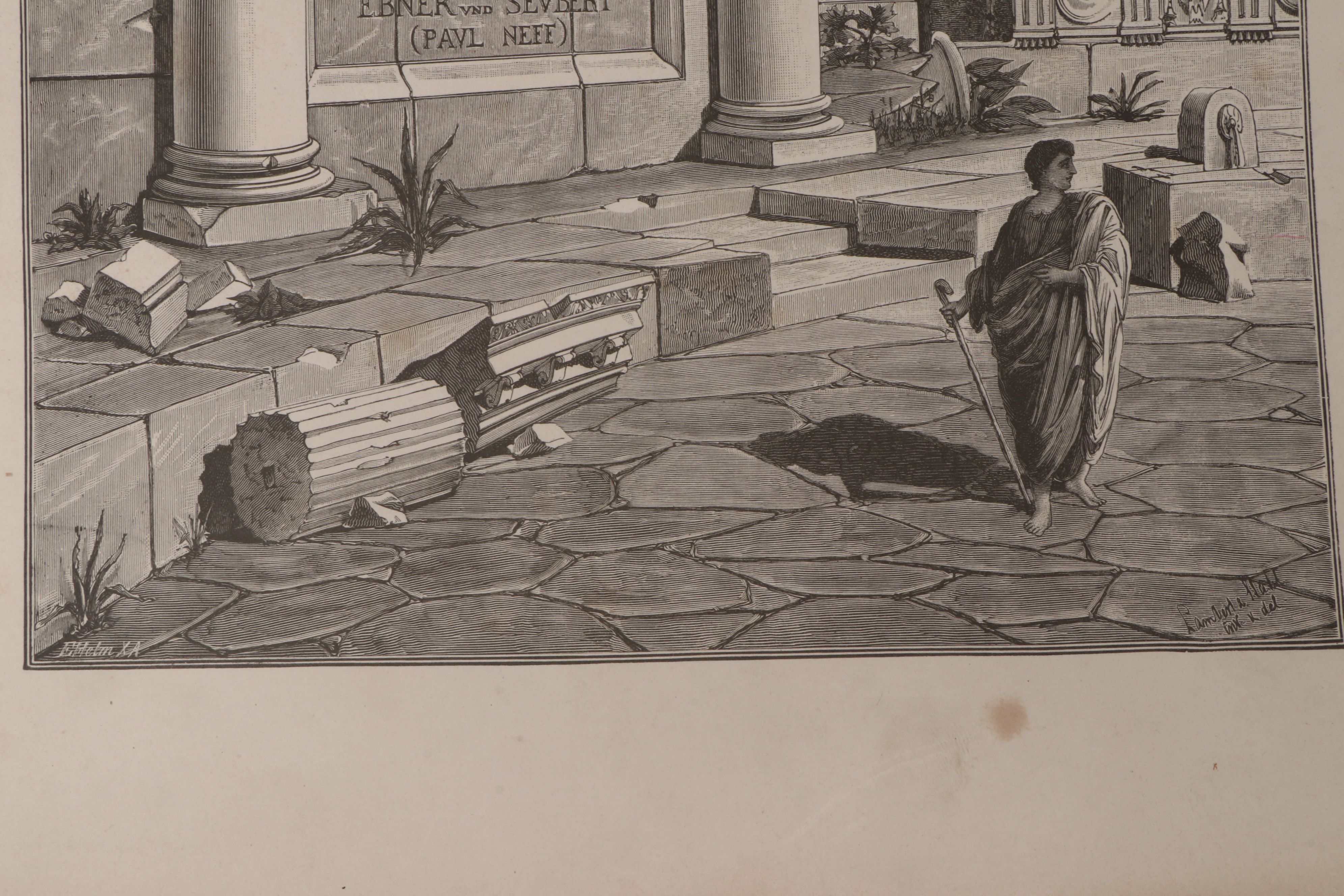 "Classic and Renaissance Architecture" Folio by Joseph Buhlmann, circa 1910