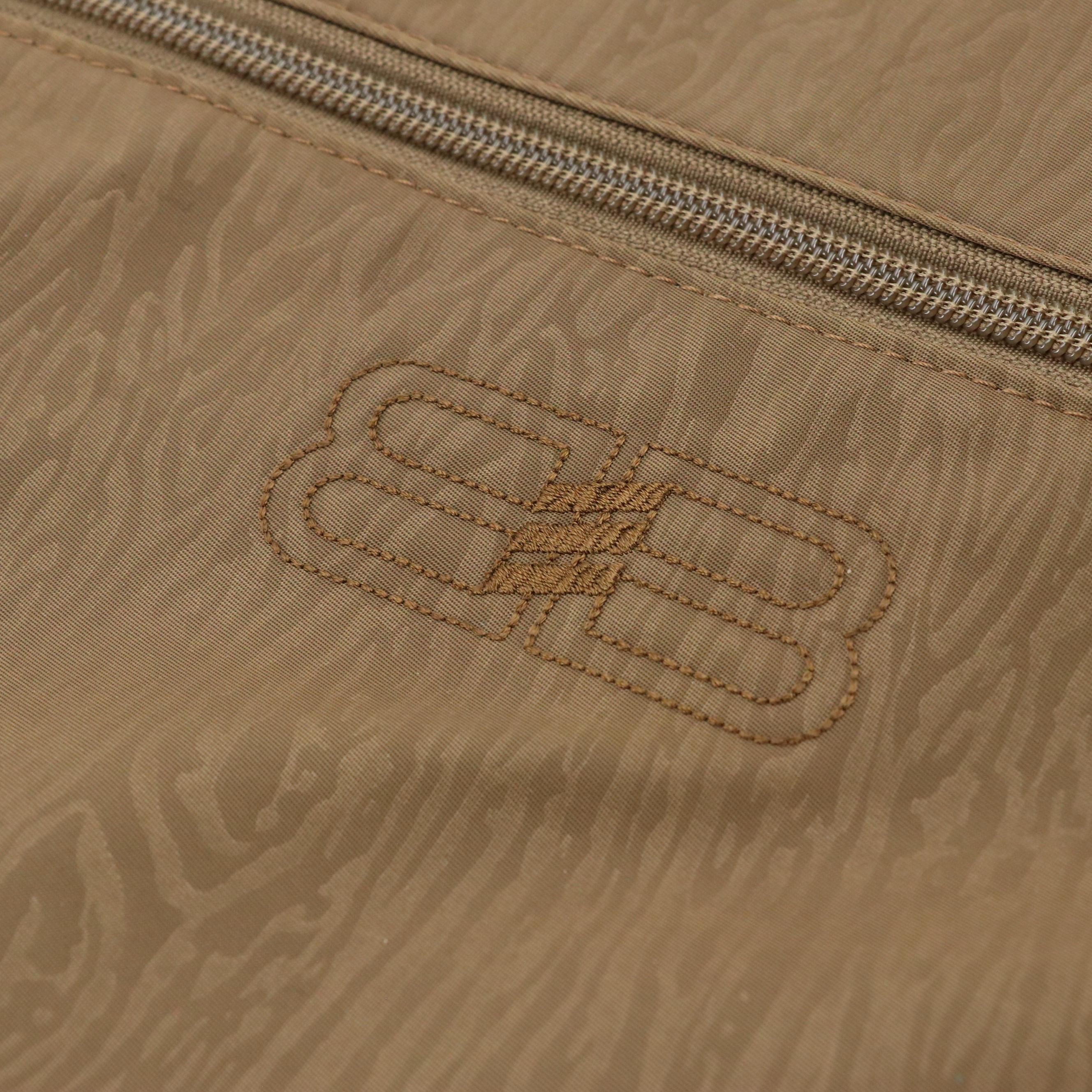 Balenciaga Travel Hanging Garment Bag in Nylon with Faux Leather Trim