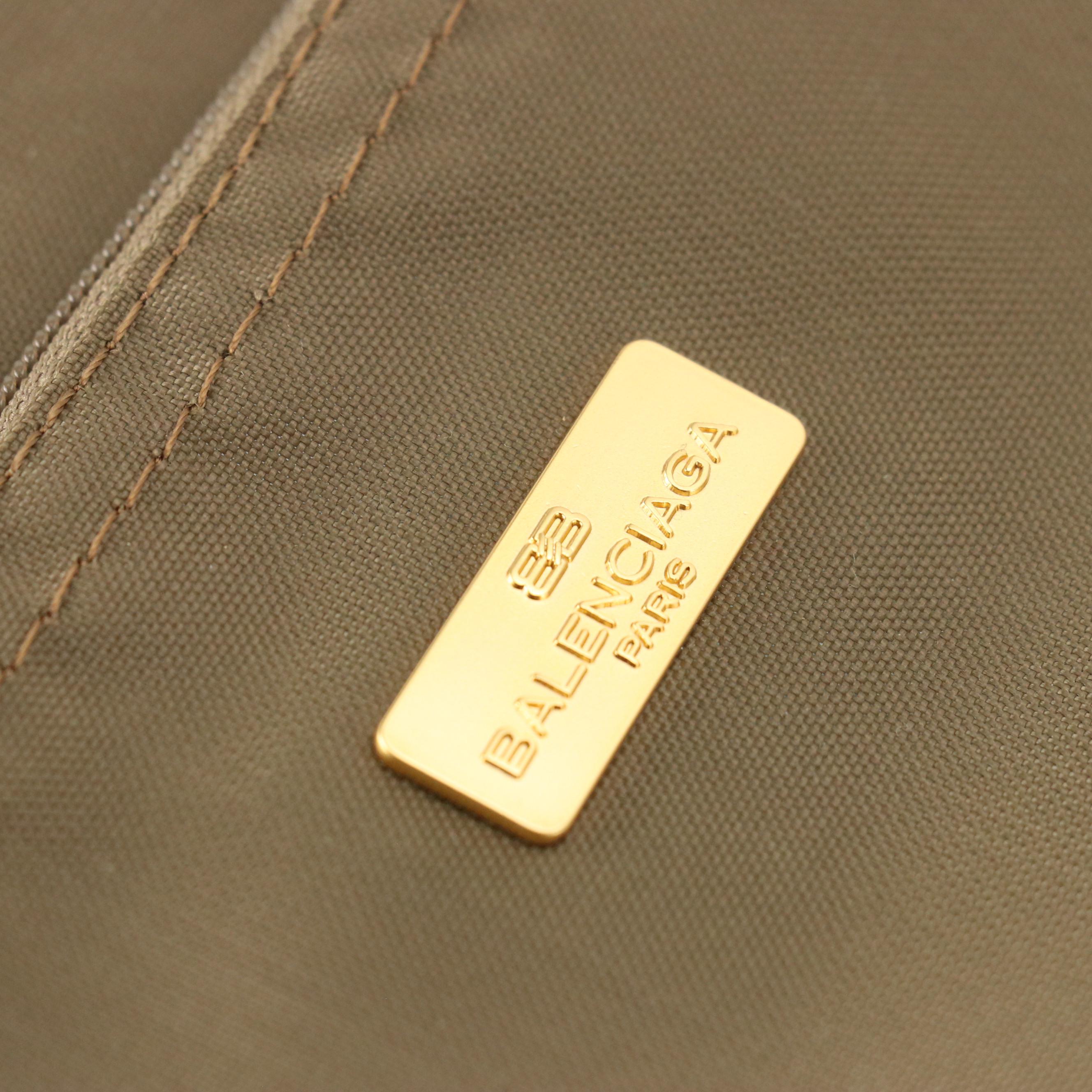 Balenciaga Travel Hanging Garment Bag in Nylon with Faux Leather Trim