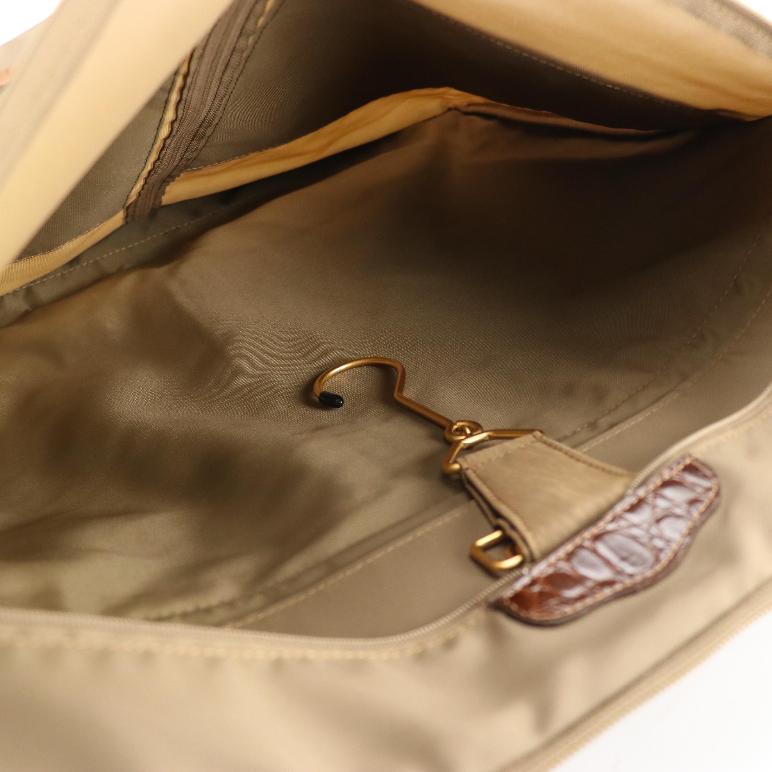 Balenciaga Travel Hanging Garment Bag in Nylon with Faux Leather Trim