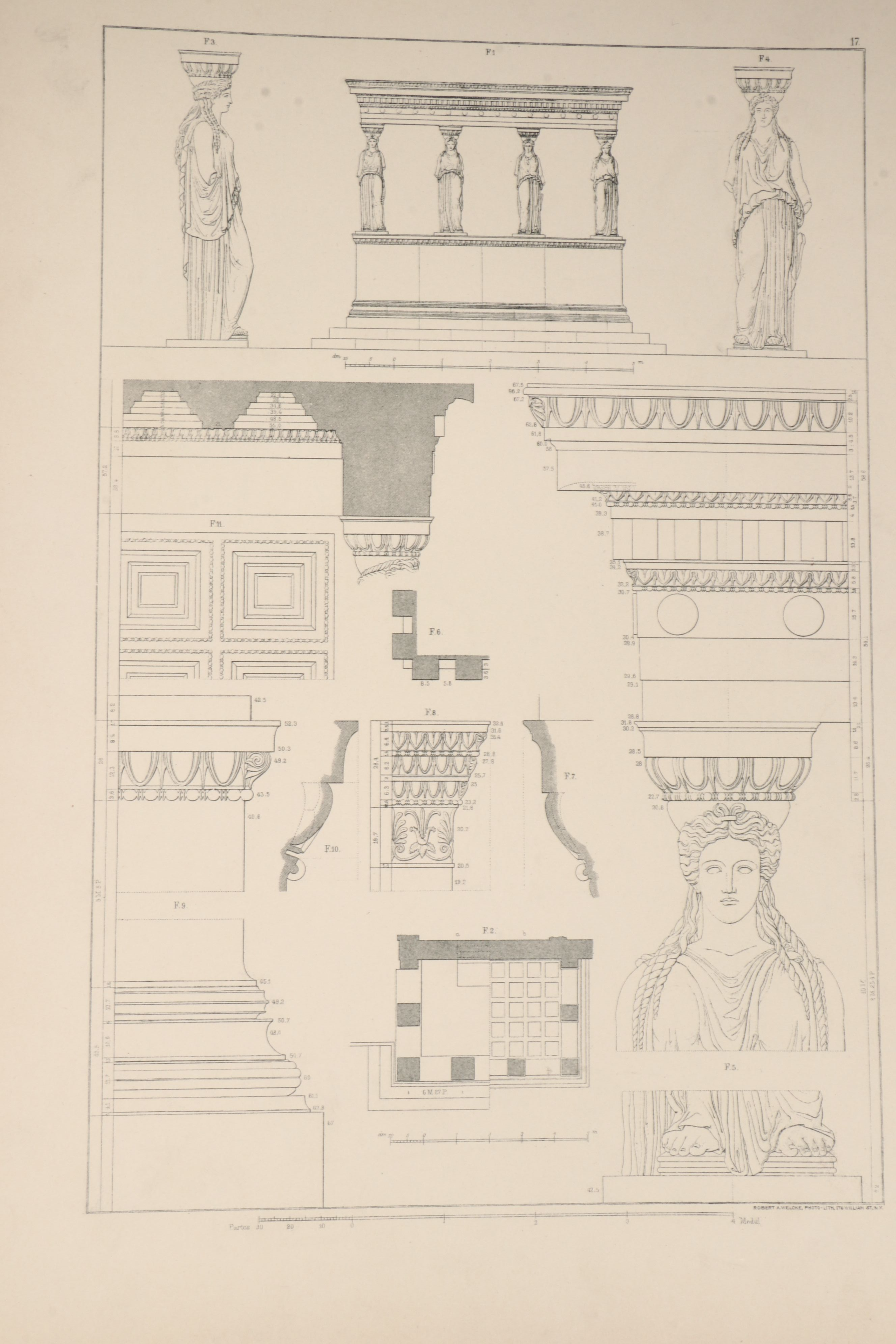 "Classic and Renaissance Architecture" Folio by Joseph Buhlmann, circa 1910