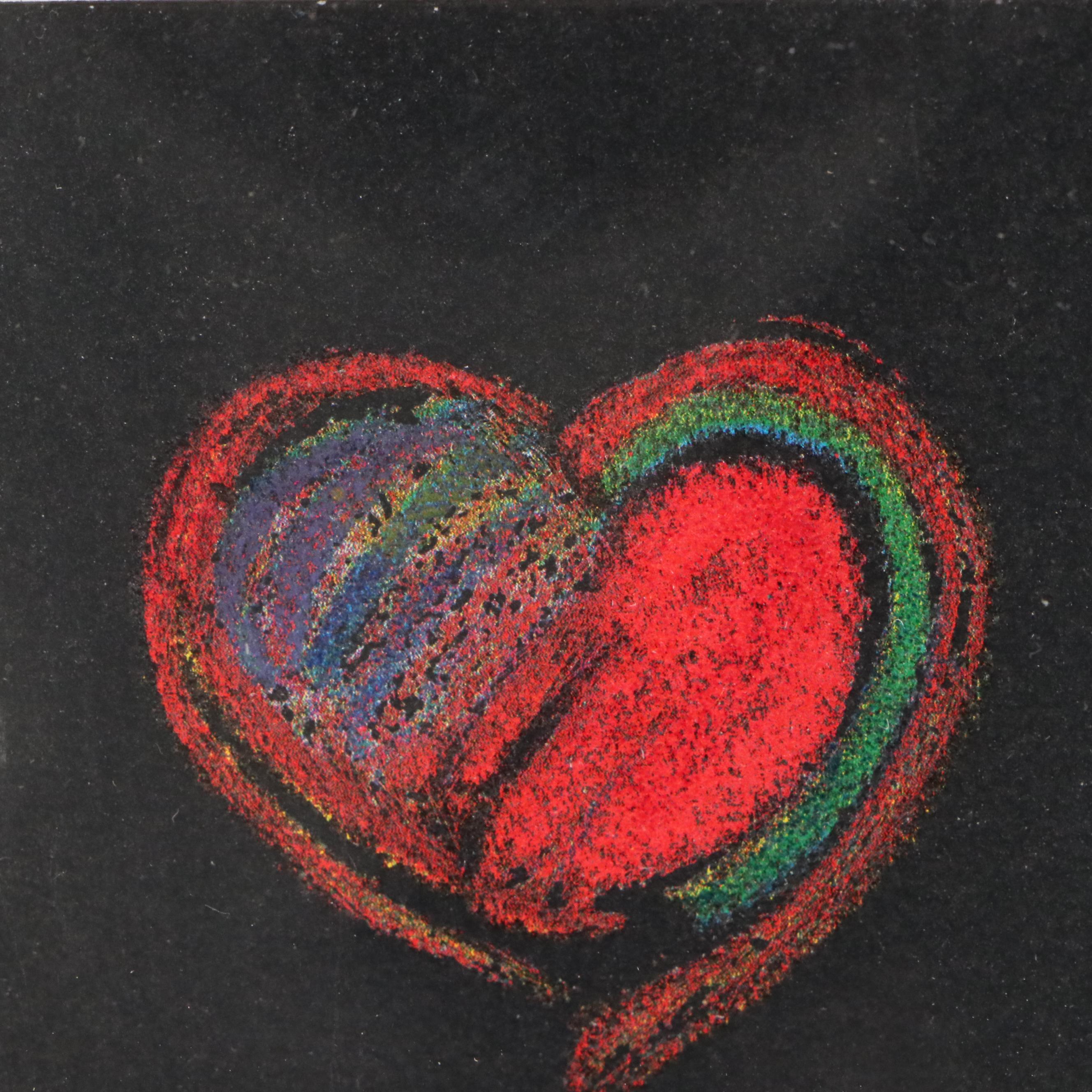 Peter Max Lithograph from "Heart Suite III," 1997