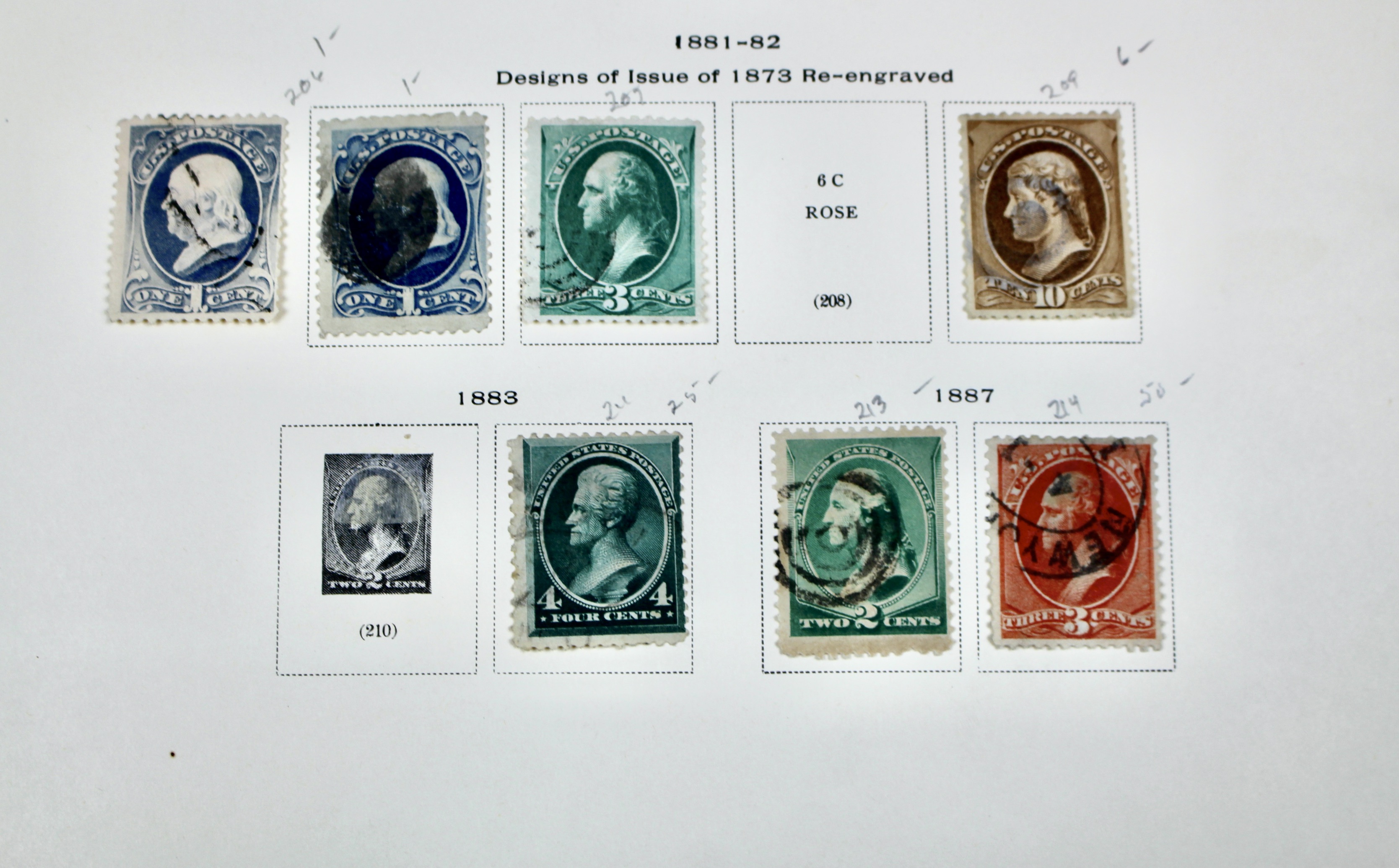U.S. Postage Stamp Collection, 1861 to 1964, Mint and Used