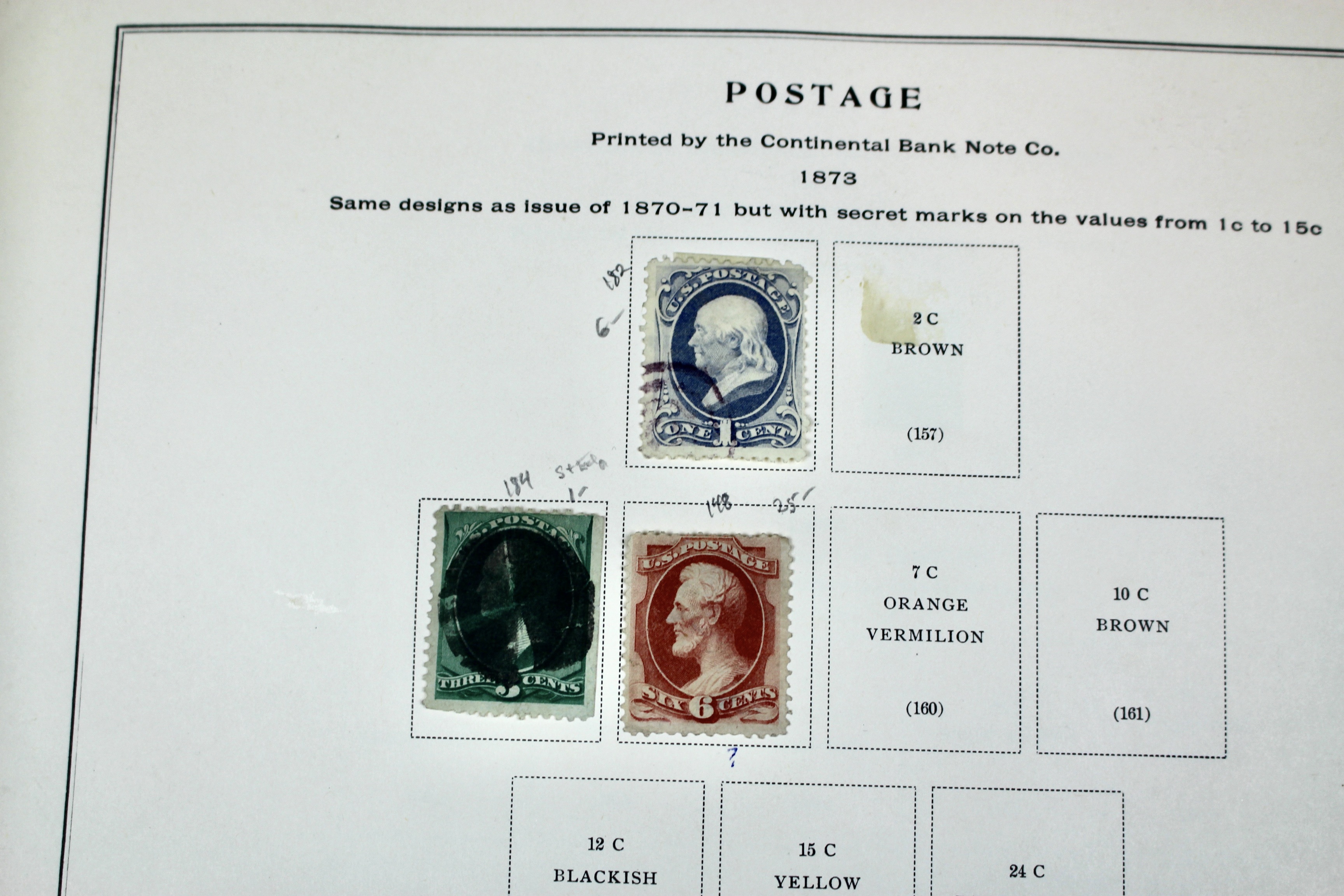 U.S. Postage Stamp Collection, 1861 to 1964, Mint and Used