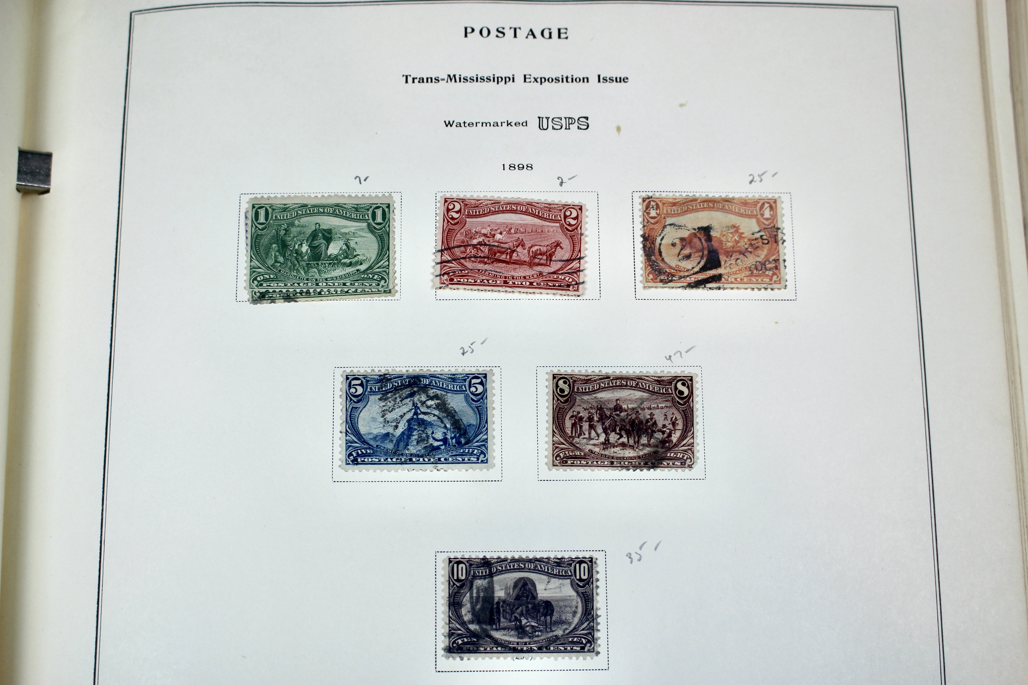 U.S. Postage Stamp Collection, 1861 to 1964, Mint and Used