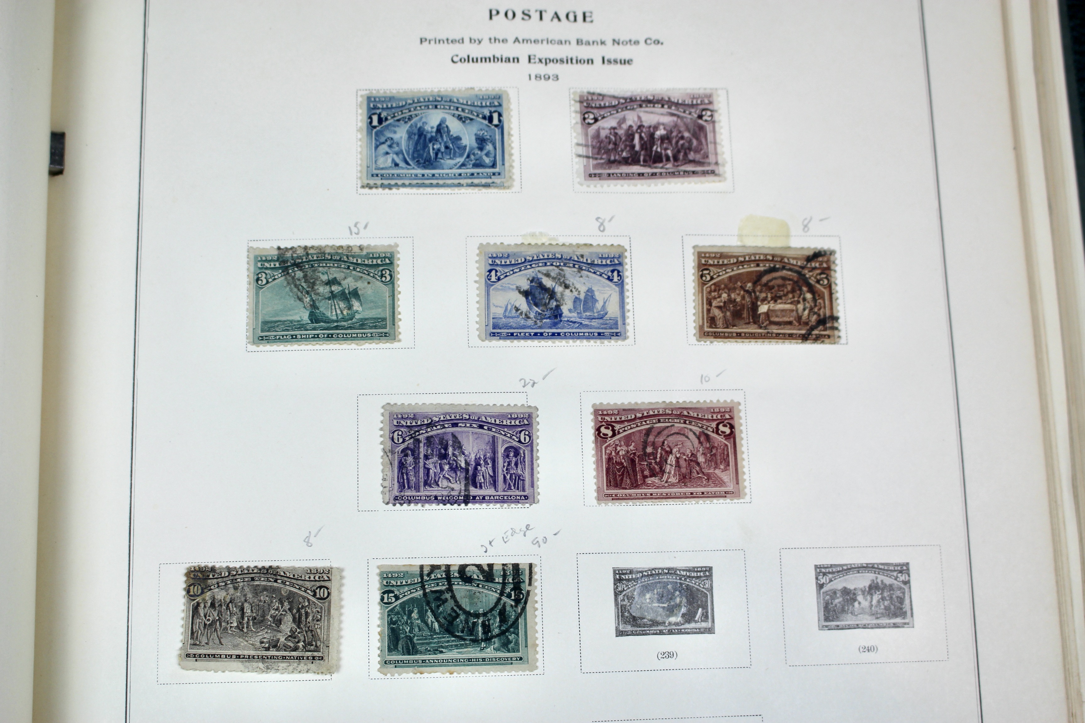U.S. Postage Stamp Collection, 1861 to 1964, Mint and Used