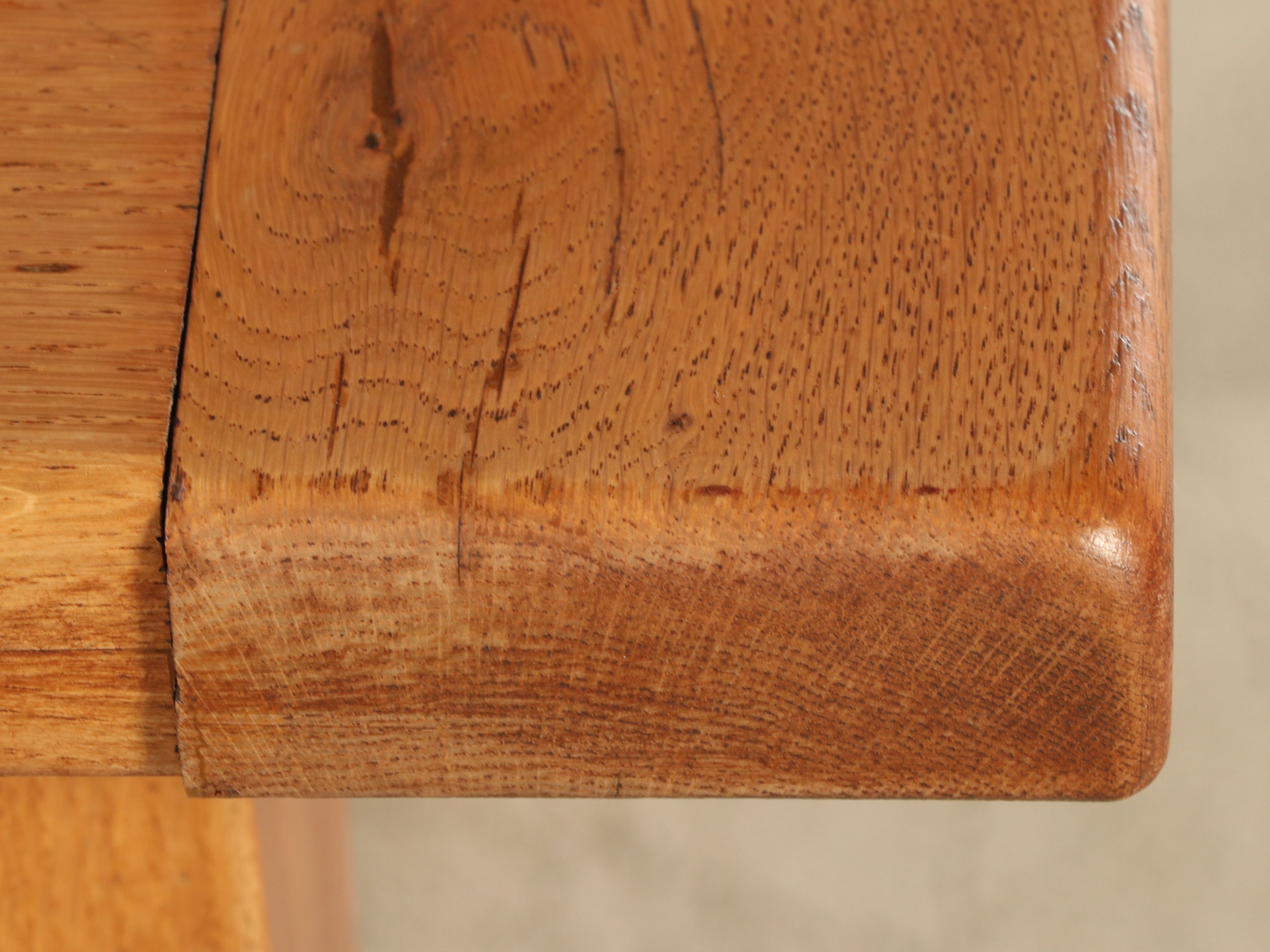 Eleven-Piece French Country Style Dining Set with Extending Harvest Style Table