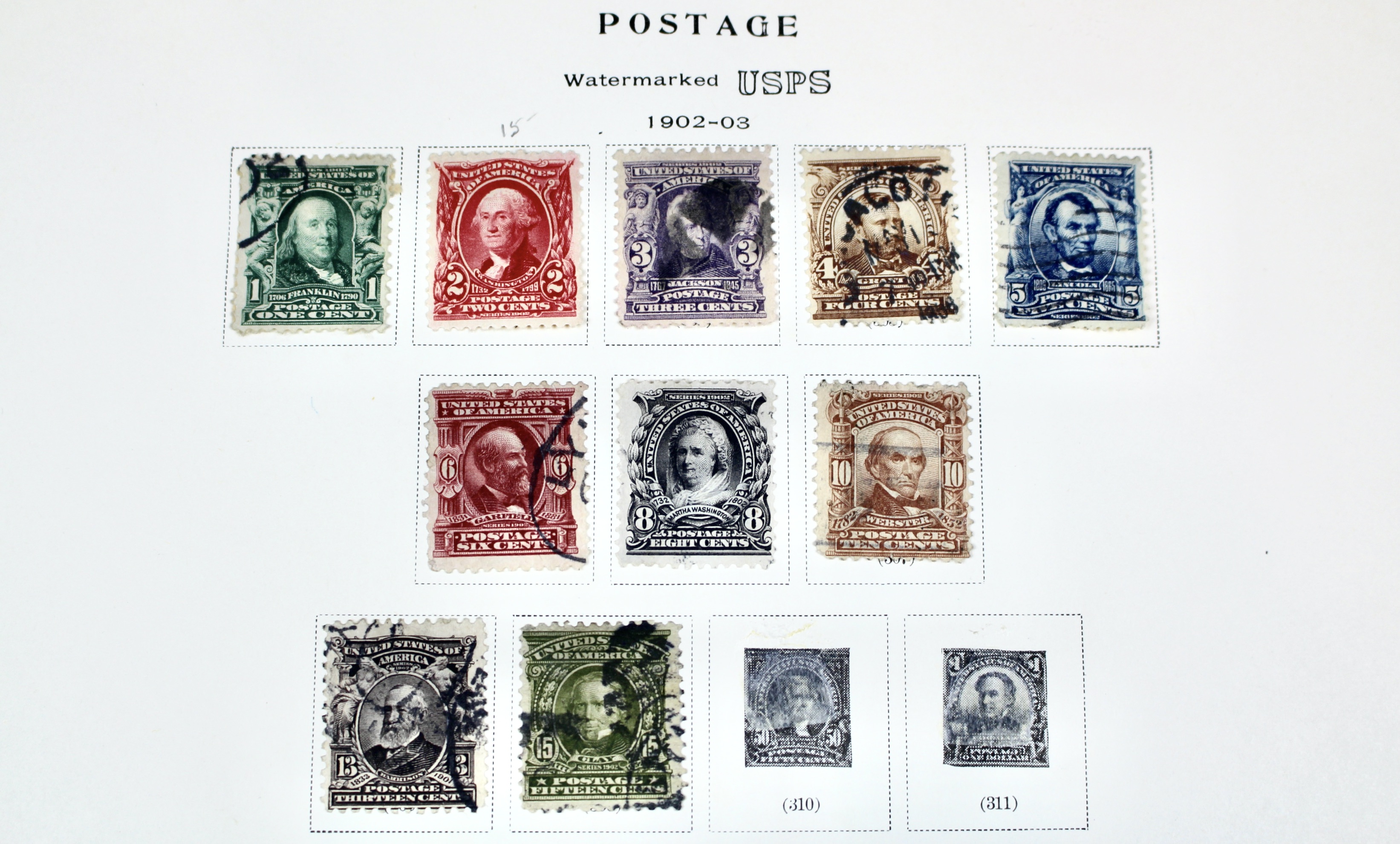 U.S. Postage Stamp Collection, 1861 to 1964, Mint and Used