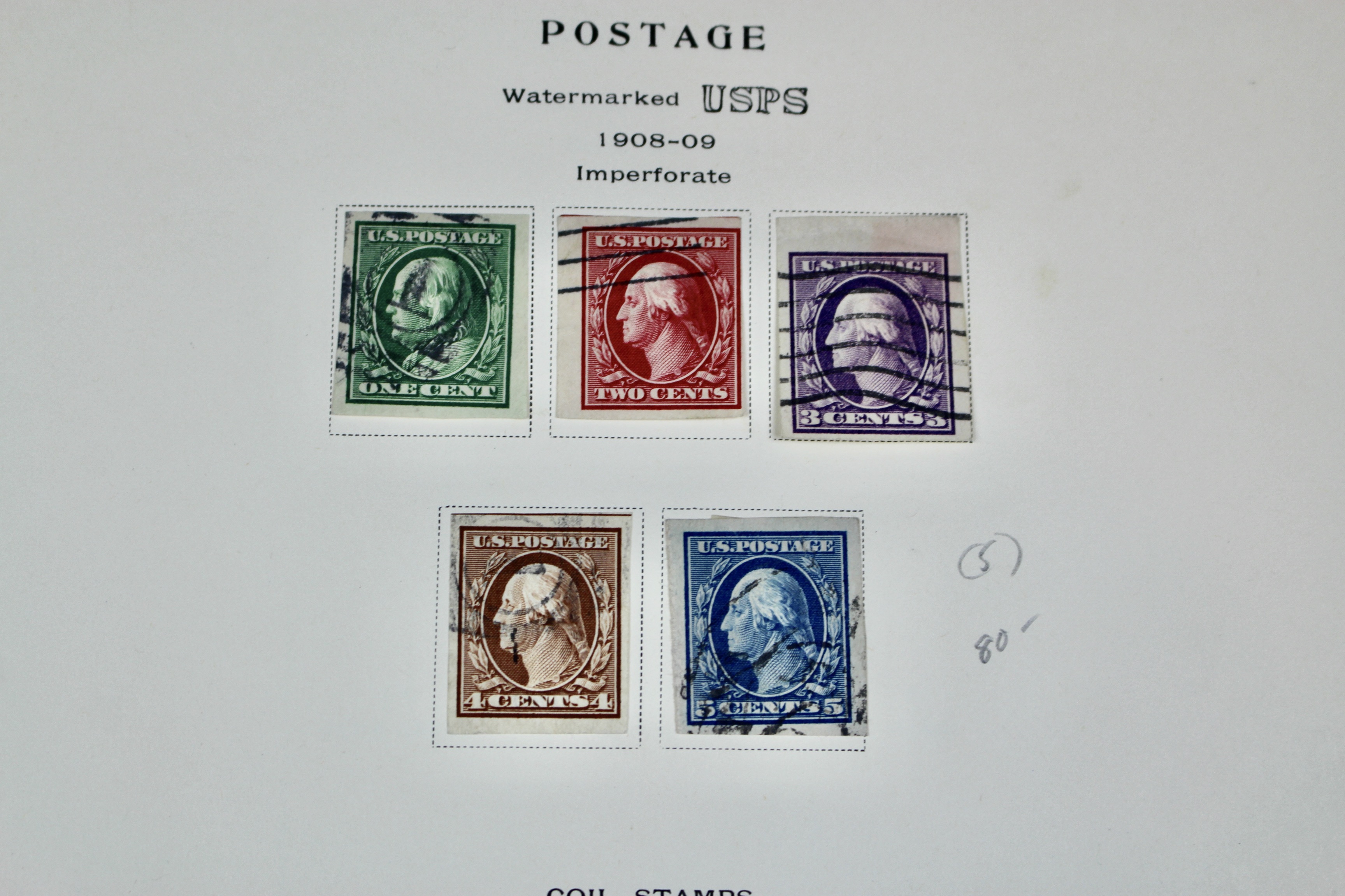 U.S. Postage Stamp Collection, 1861 to 1964, Mint and Used