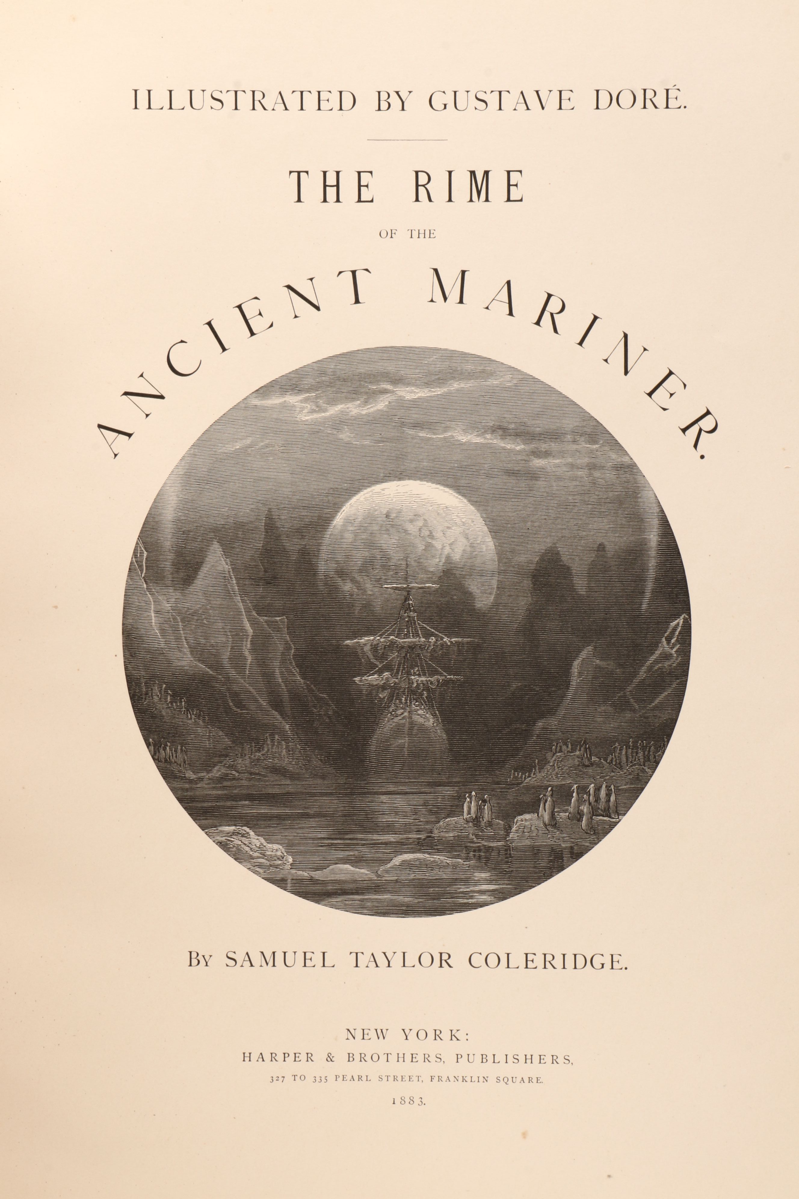 Gustave Doré Illustrated "The Rime of the Ancient Mariner" by Coleridge, 1883