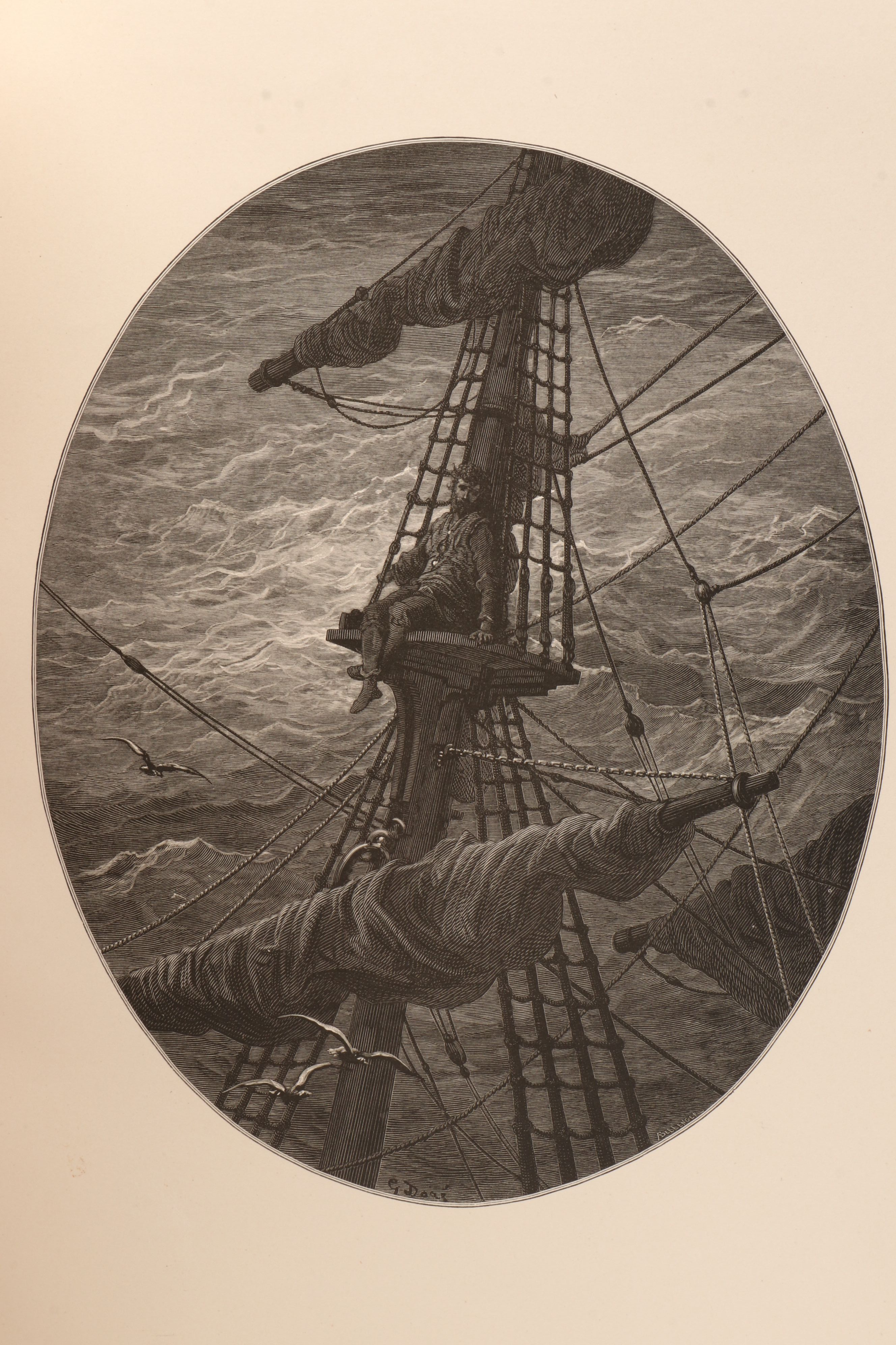 Gustave Doré Illustrated "The Rime of the Ancient Mariner" by Coleridge, 1883