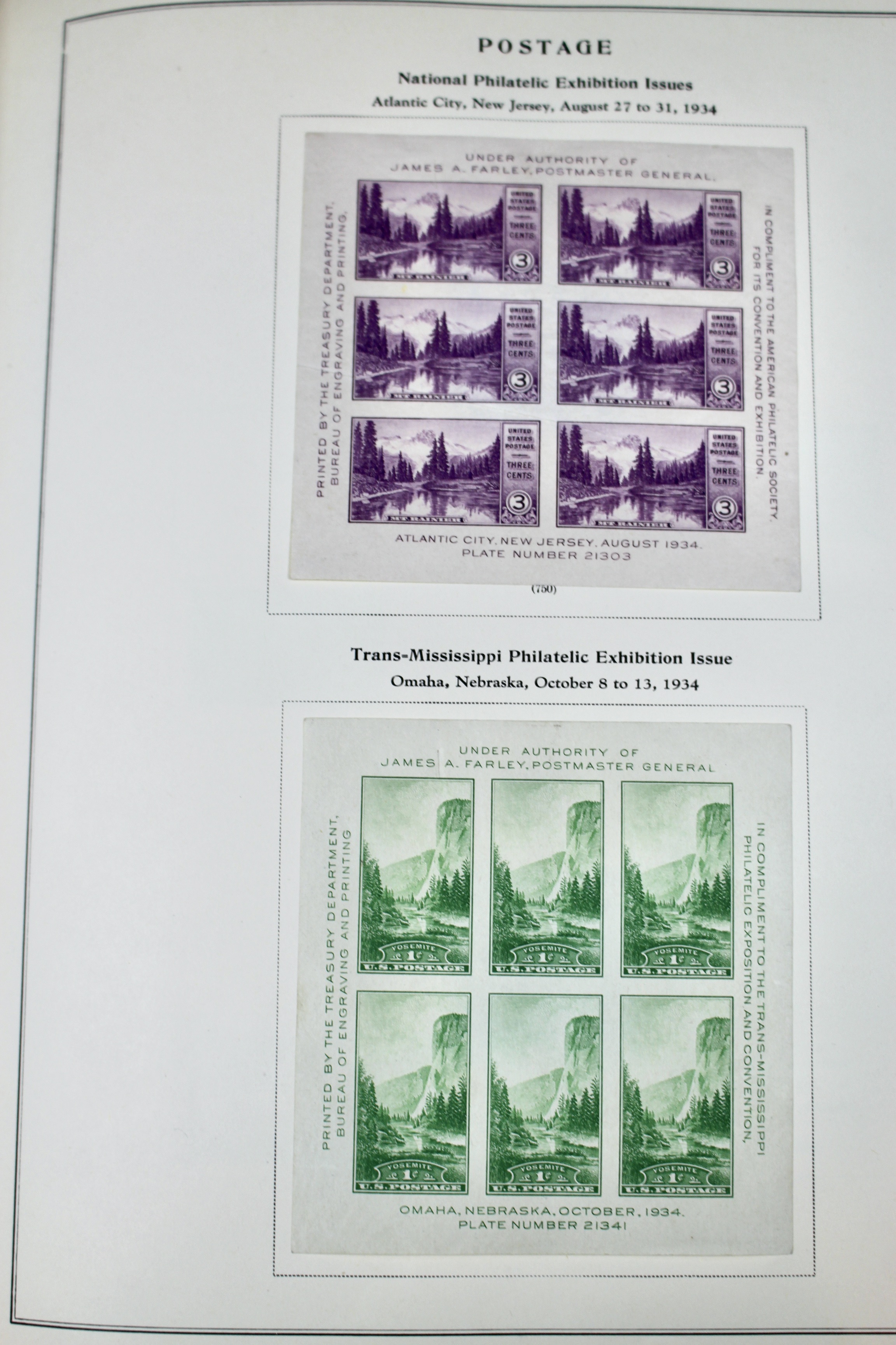 U.S. Postage Stamp Collection, 1861 to 1964, Mint and Used