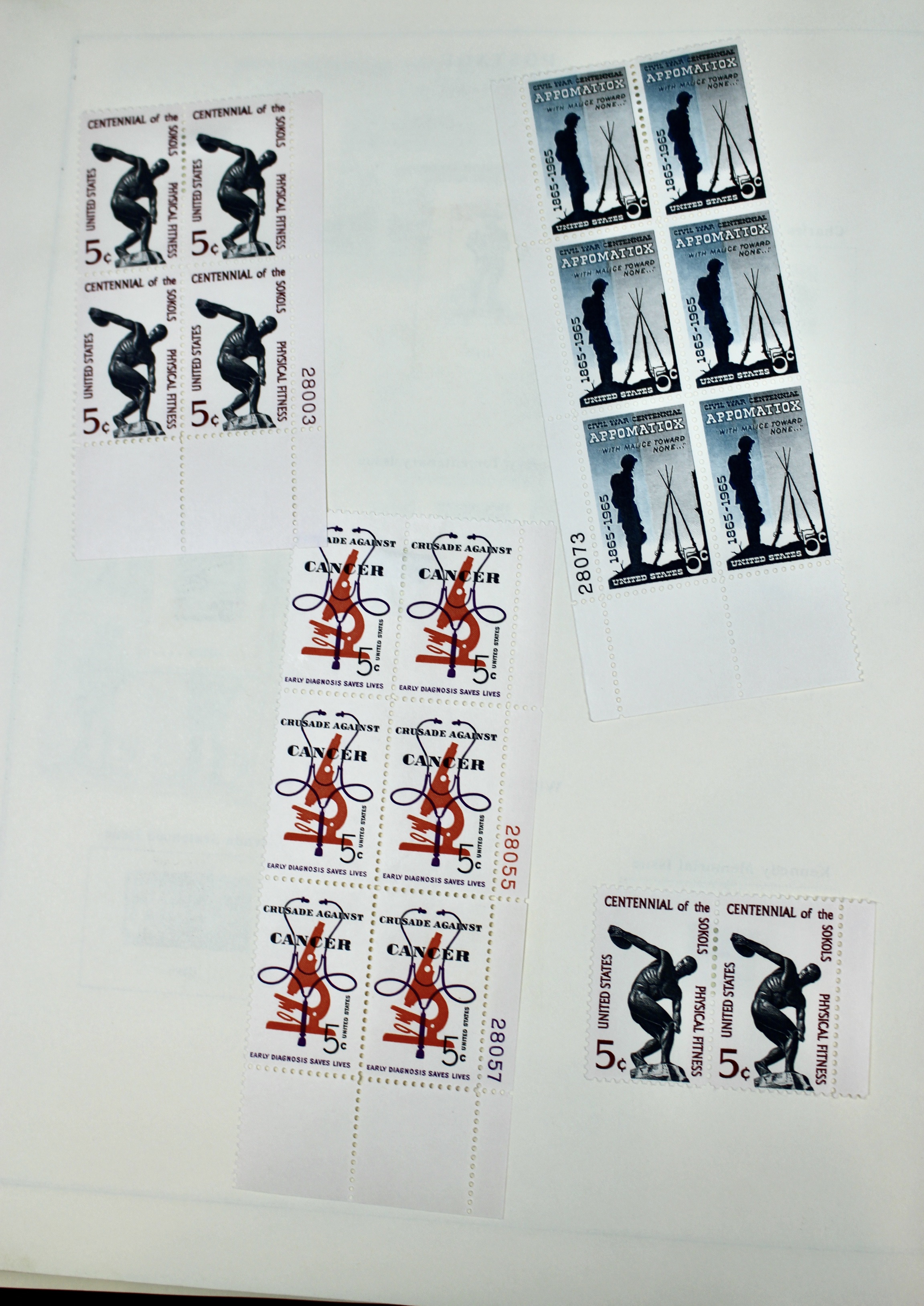 U.S. Postage Stamp Collection, 1861 to 1964, Mint and Used