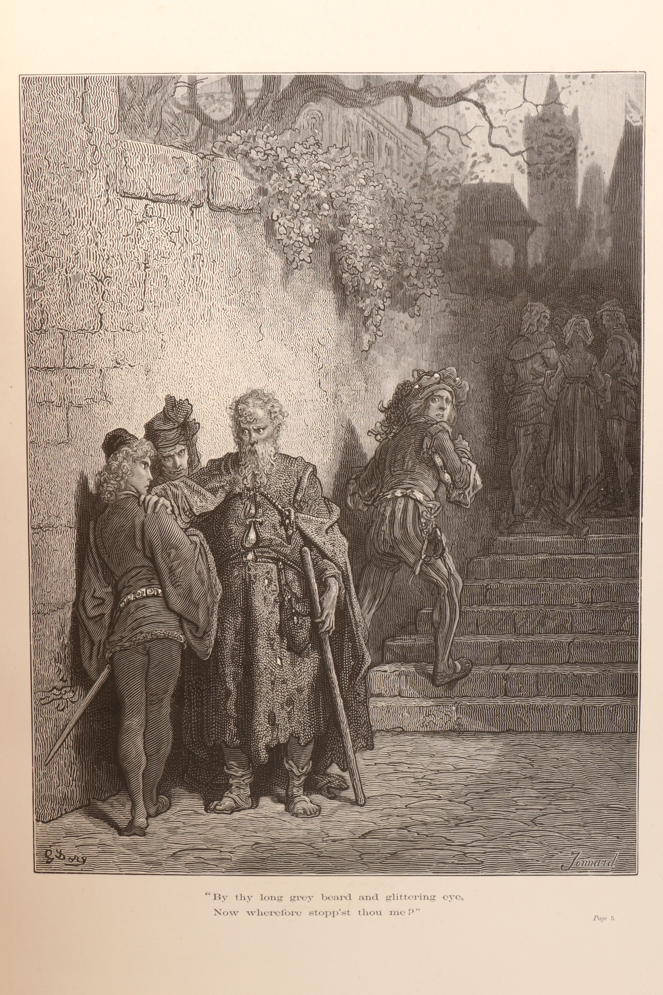Gustave Doré Illustrated "The Rime of the Ancient Mariner" by Coleridge, 1883