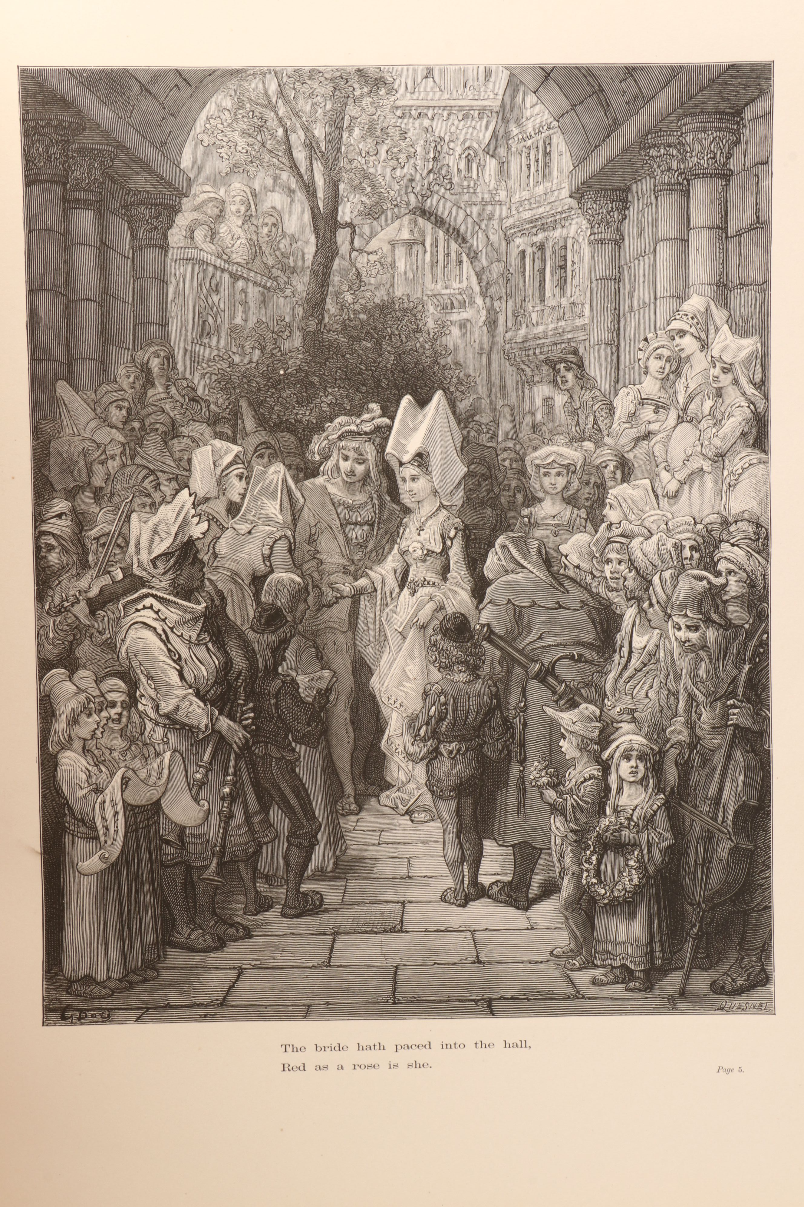Gustave Doré Illustrated "The Rime of the Ancient Mariner" by Coleridge, 1883