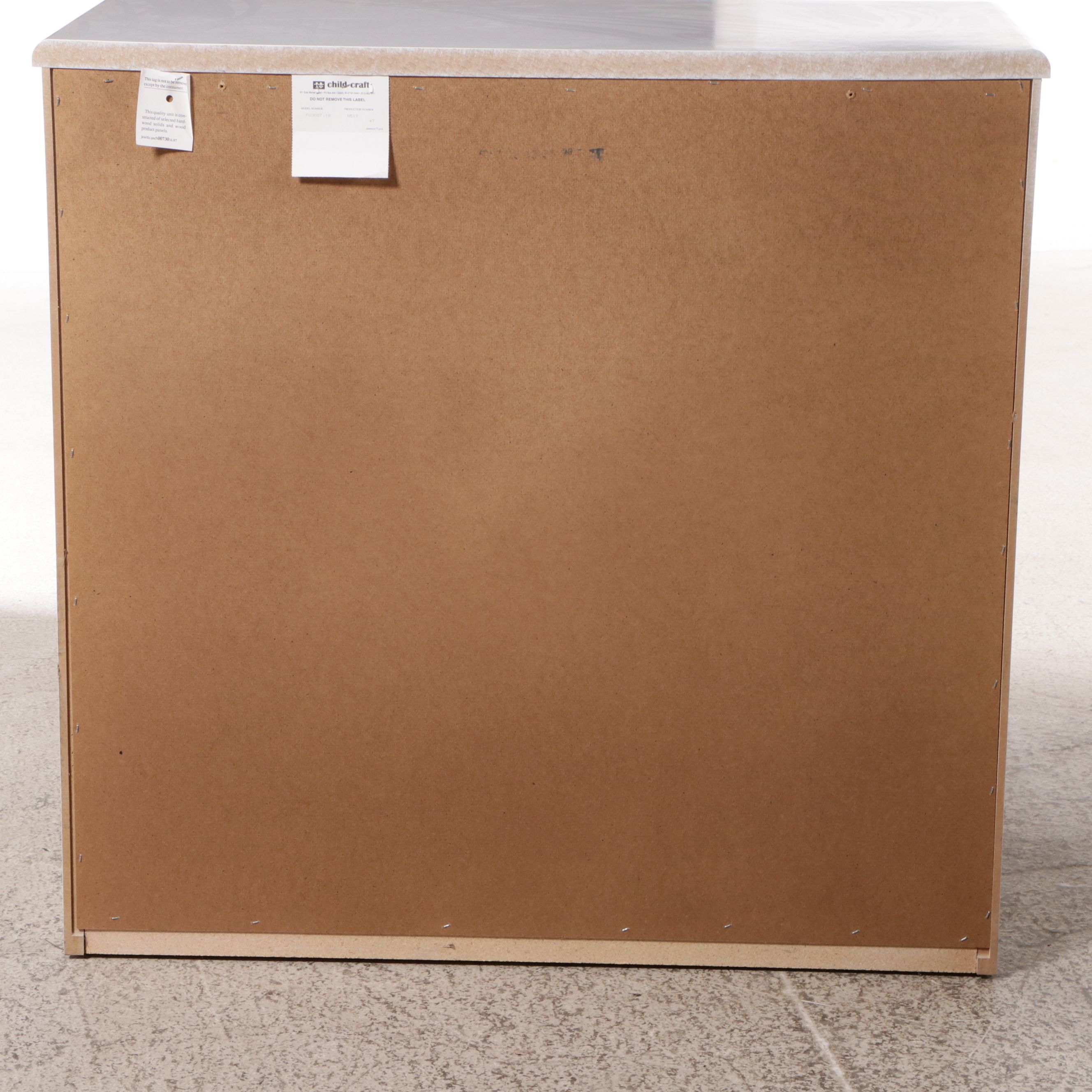 Pair of Child Craft White Wooden Chests of Drawers