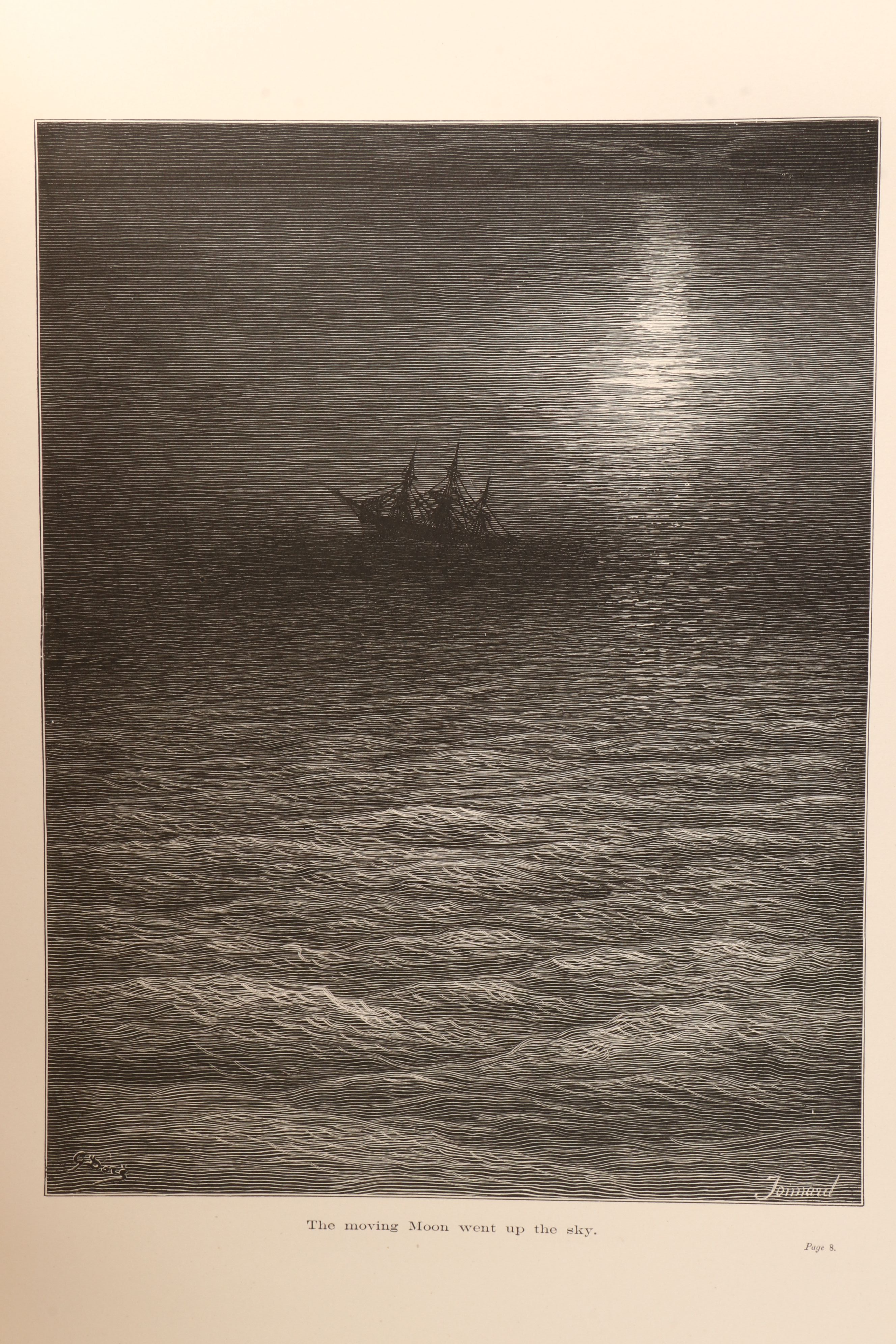 Gustave Doré Illustrated "The Rime of the Ancient Mariner" by Coleridge, 1883