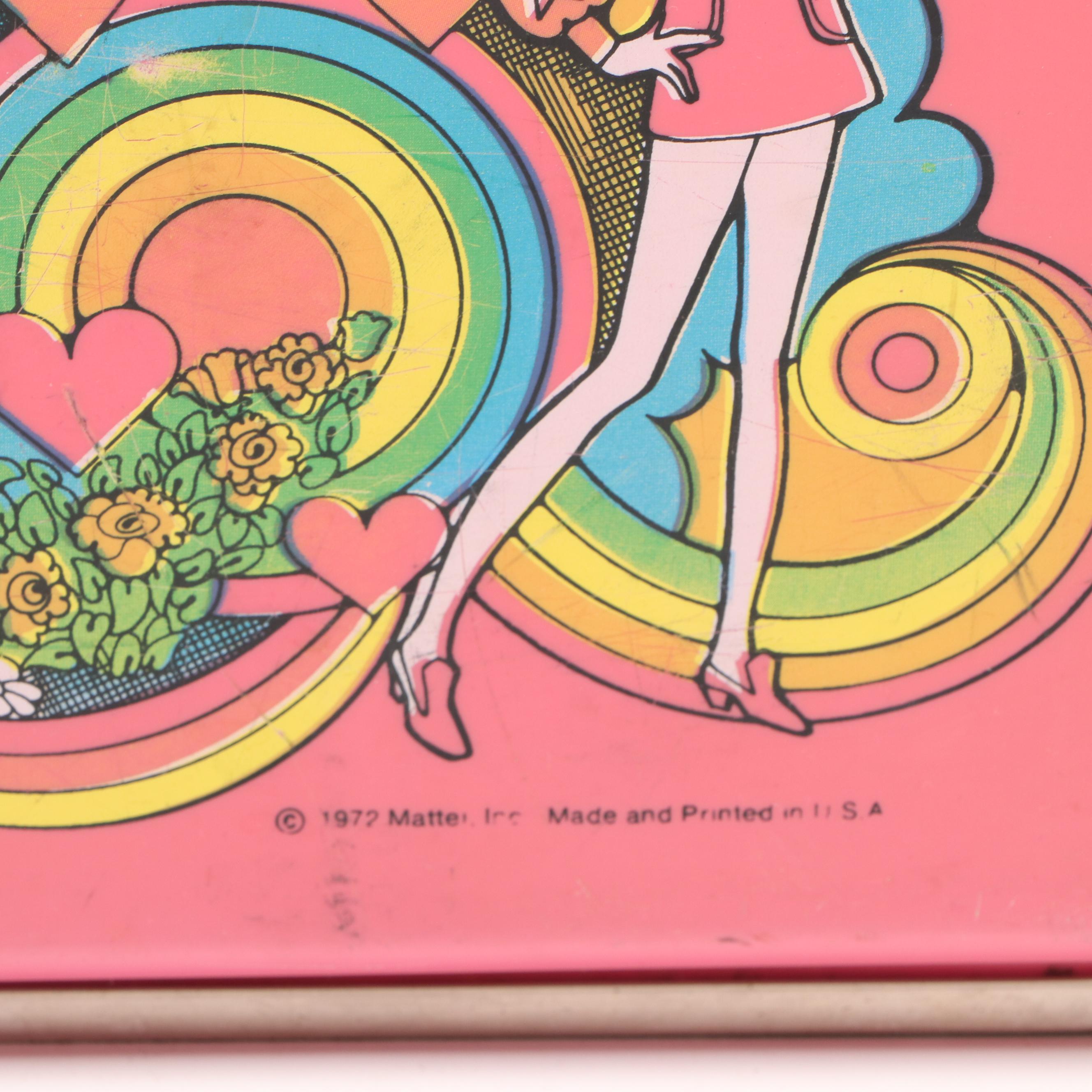 Mattel Barbie Travel Trunks with Dolls and Accessories, Mid to Late 20th Century