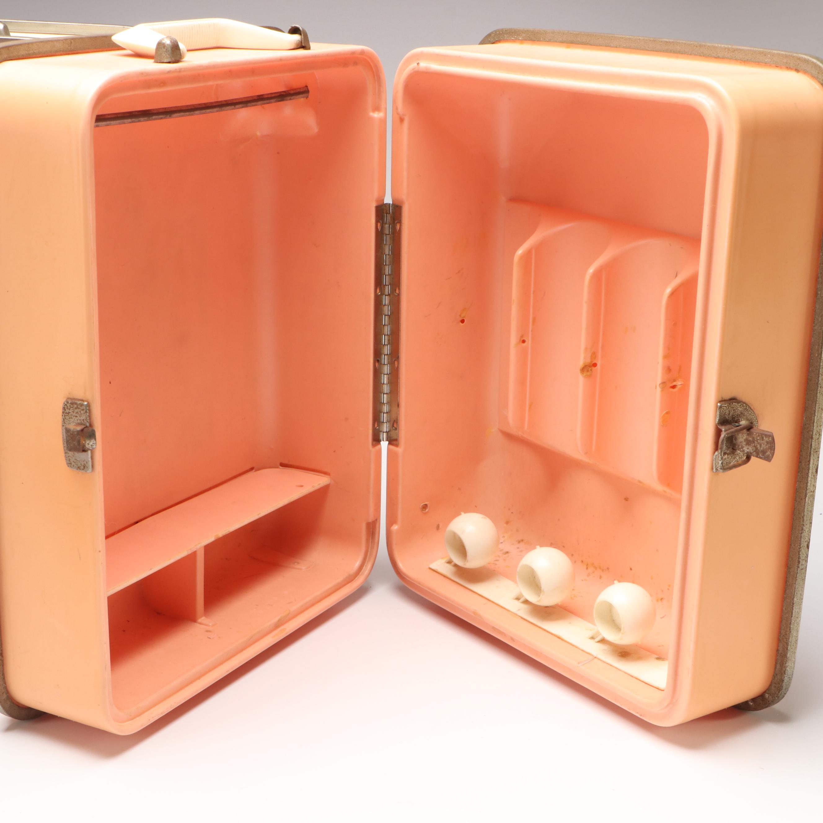 Mattel Barbie Travel Trunks with Dolls and Accessories, Mid to Late 20th Century