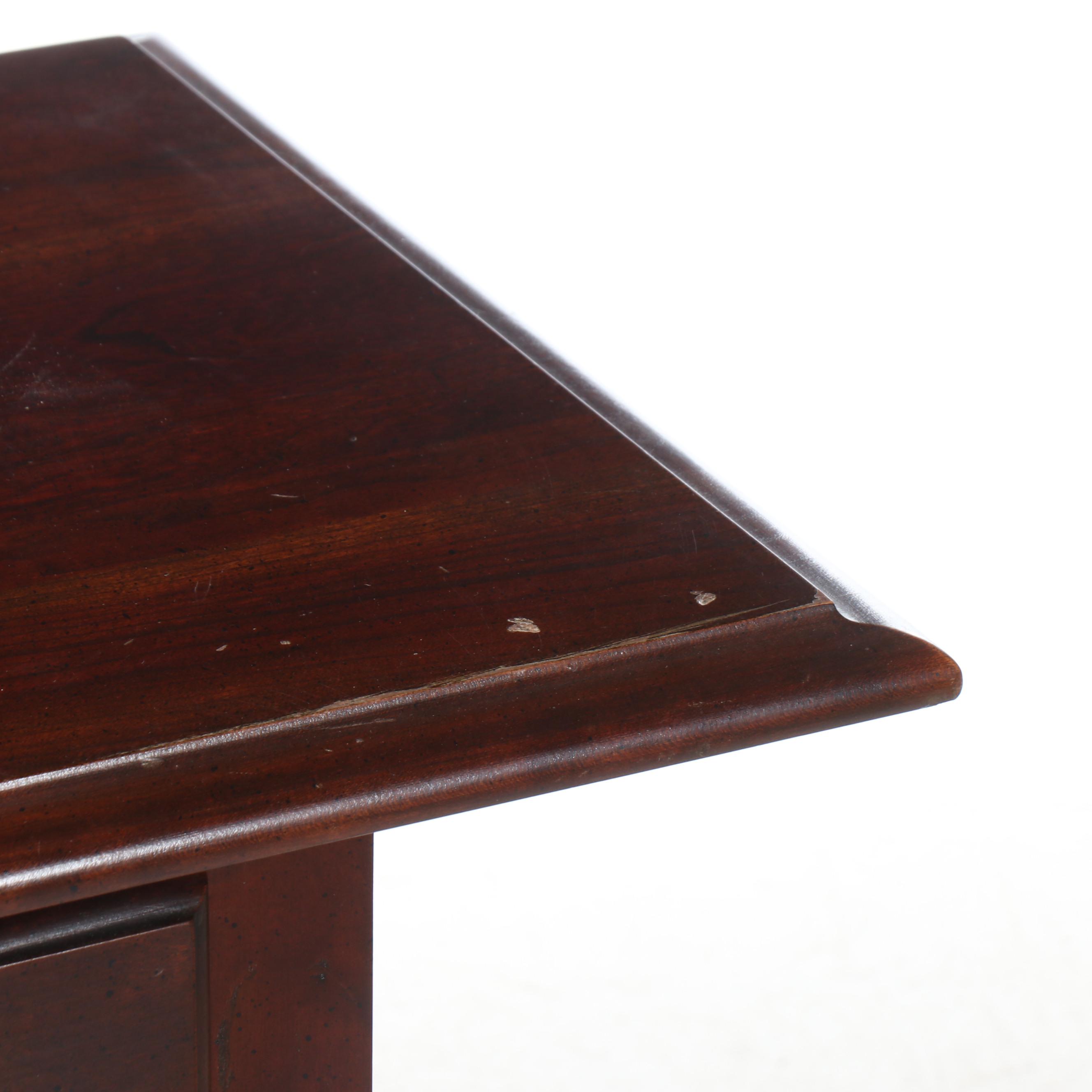 Queen Anne Style Console Table, Late 20th Century