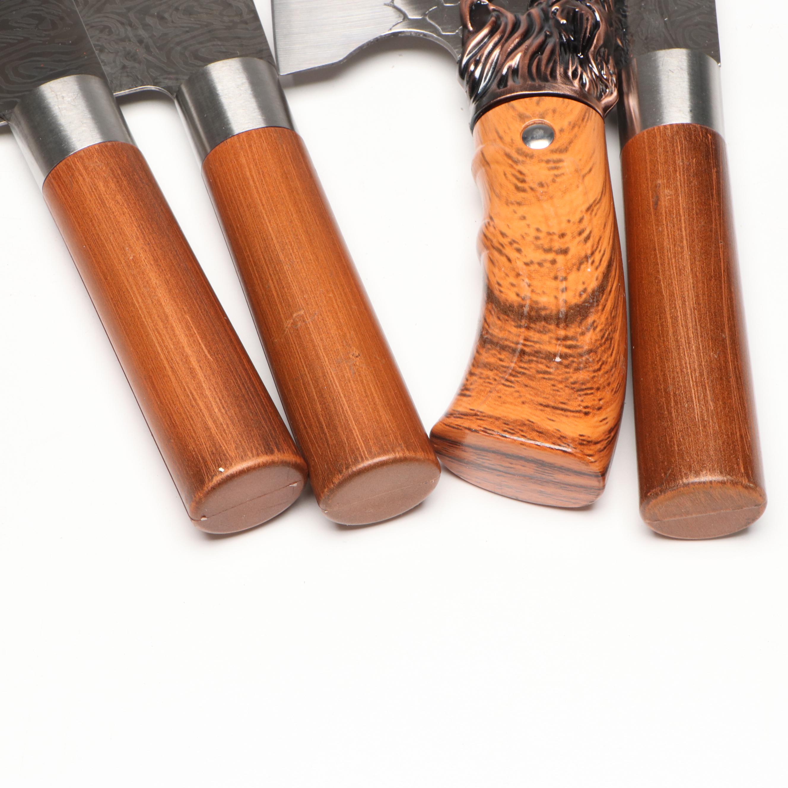 Dragon Scale Chef's Kitchen Knives