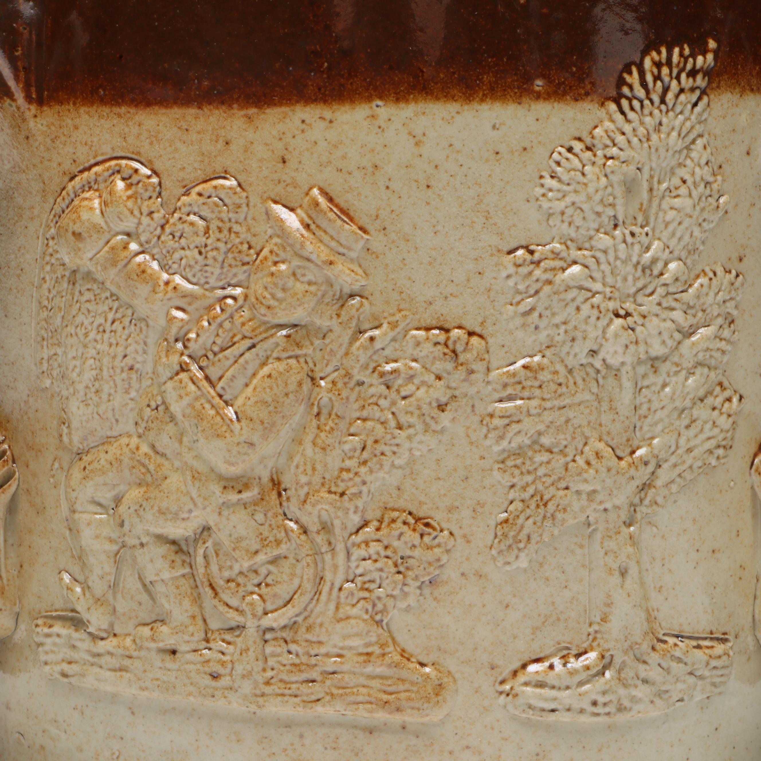 Three Handle Stoneware Loving Cup