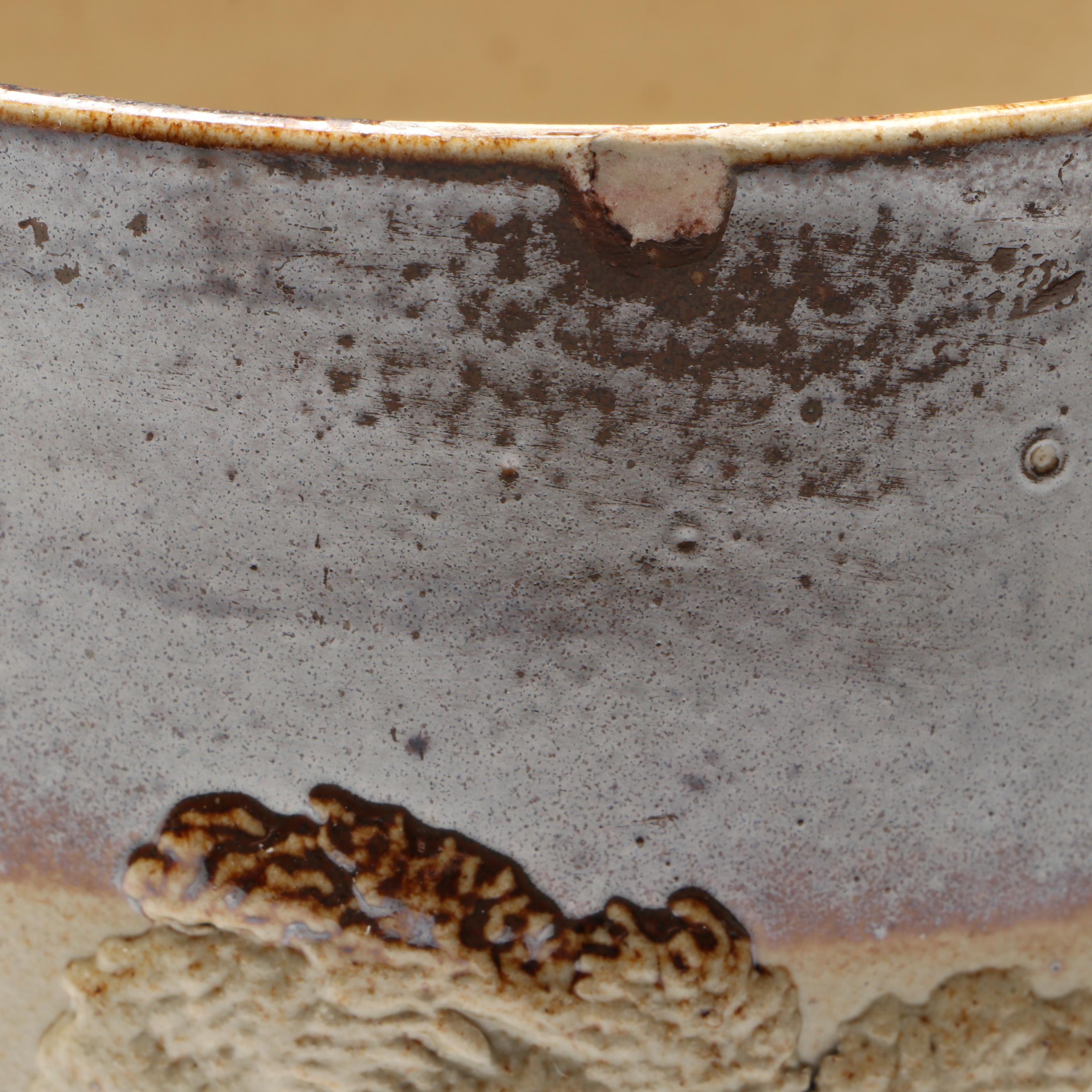 Three Handle Stoneware Loving Cup