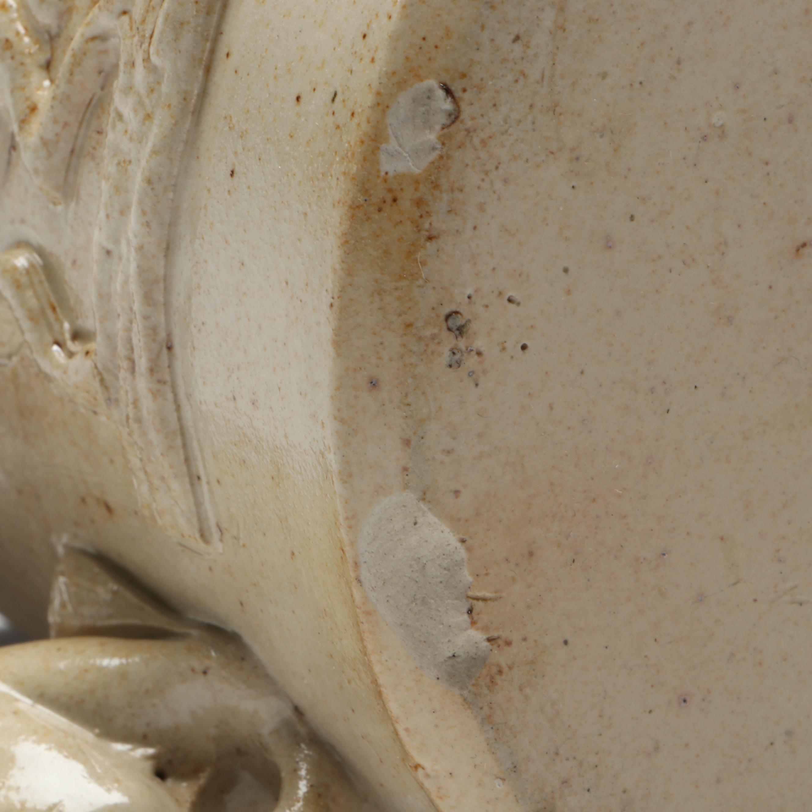 Three Handle Stoneware Loving Cup