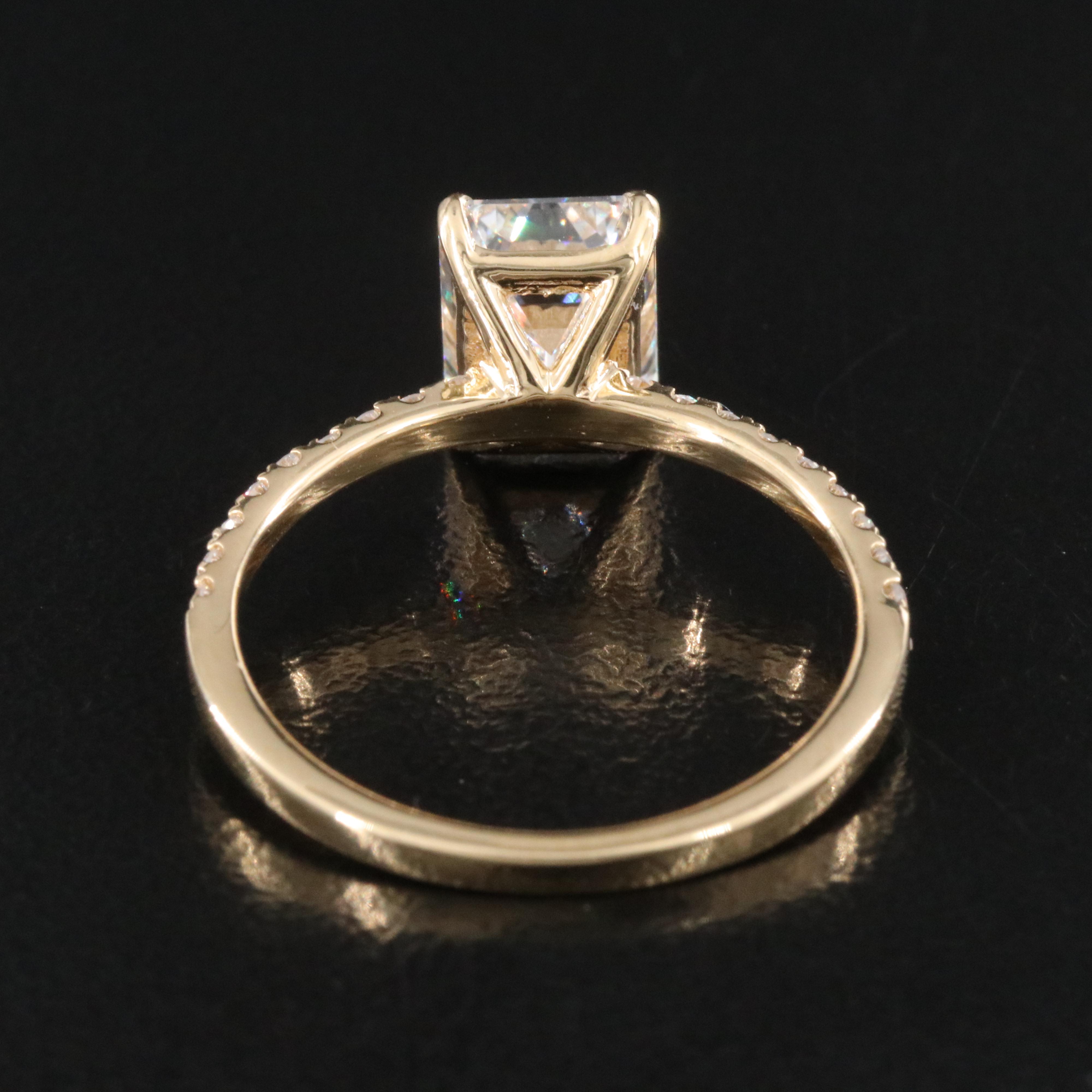 18K 2.22 CTW Lab Grown Diamond Ring with IGI Report