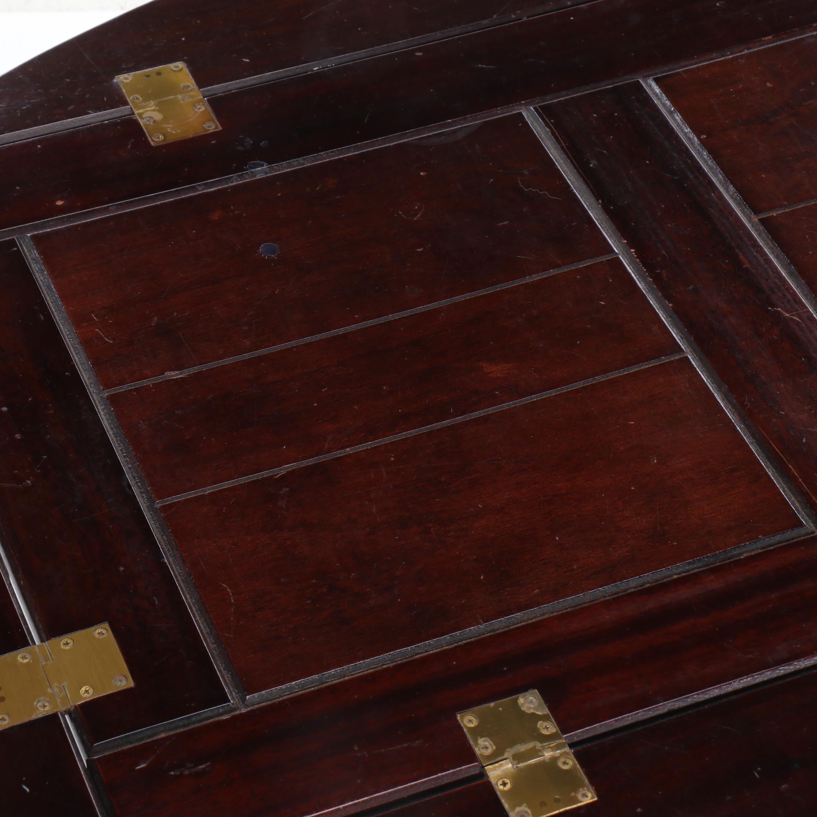 Mahogany Finish Butler's Tray Table, Late 20th Century