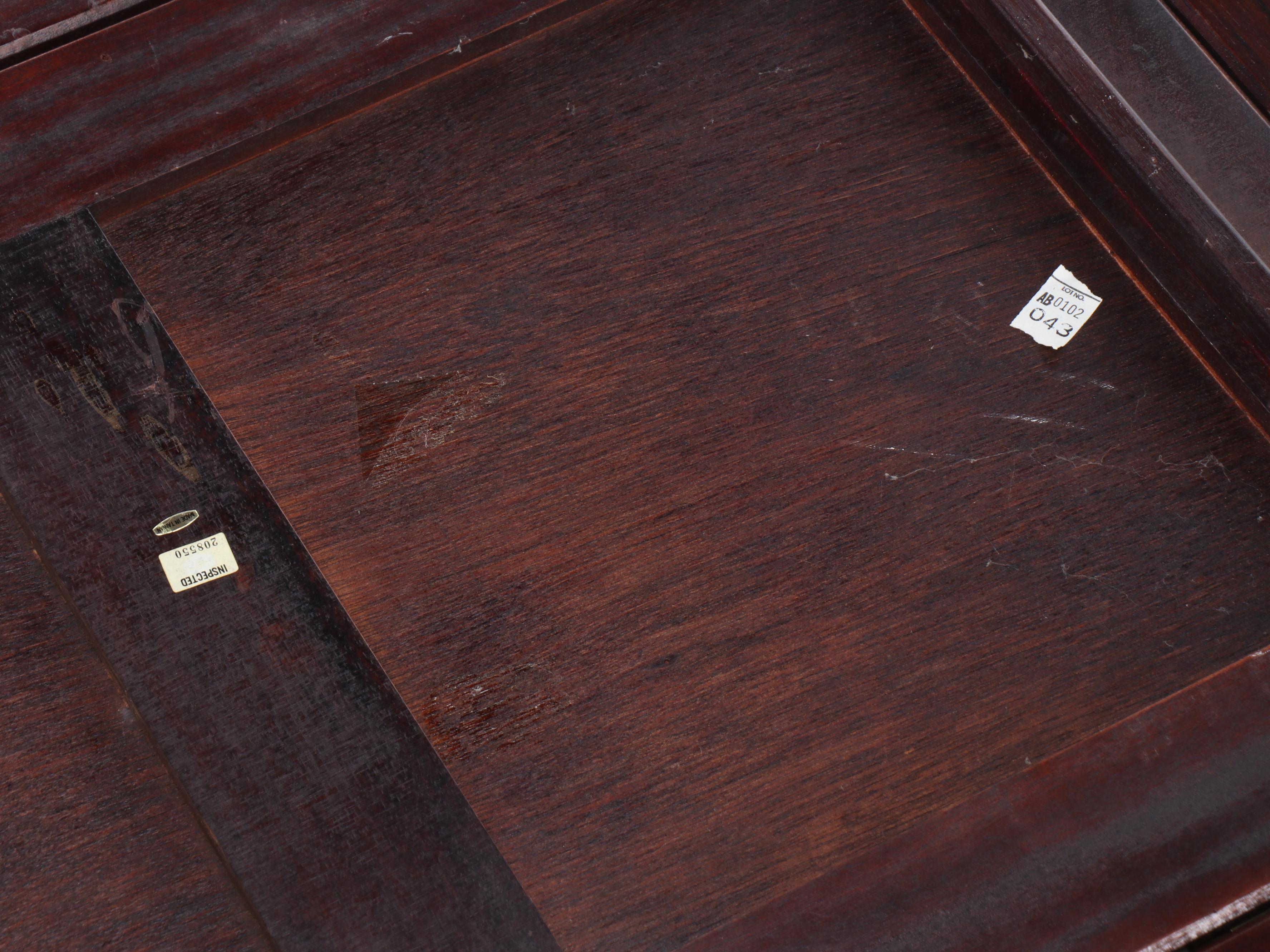 Mahogany Finish Butler's Tray Table, Late 20th Century