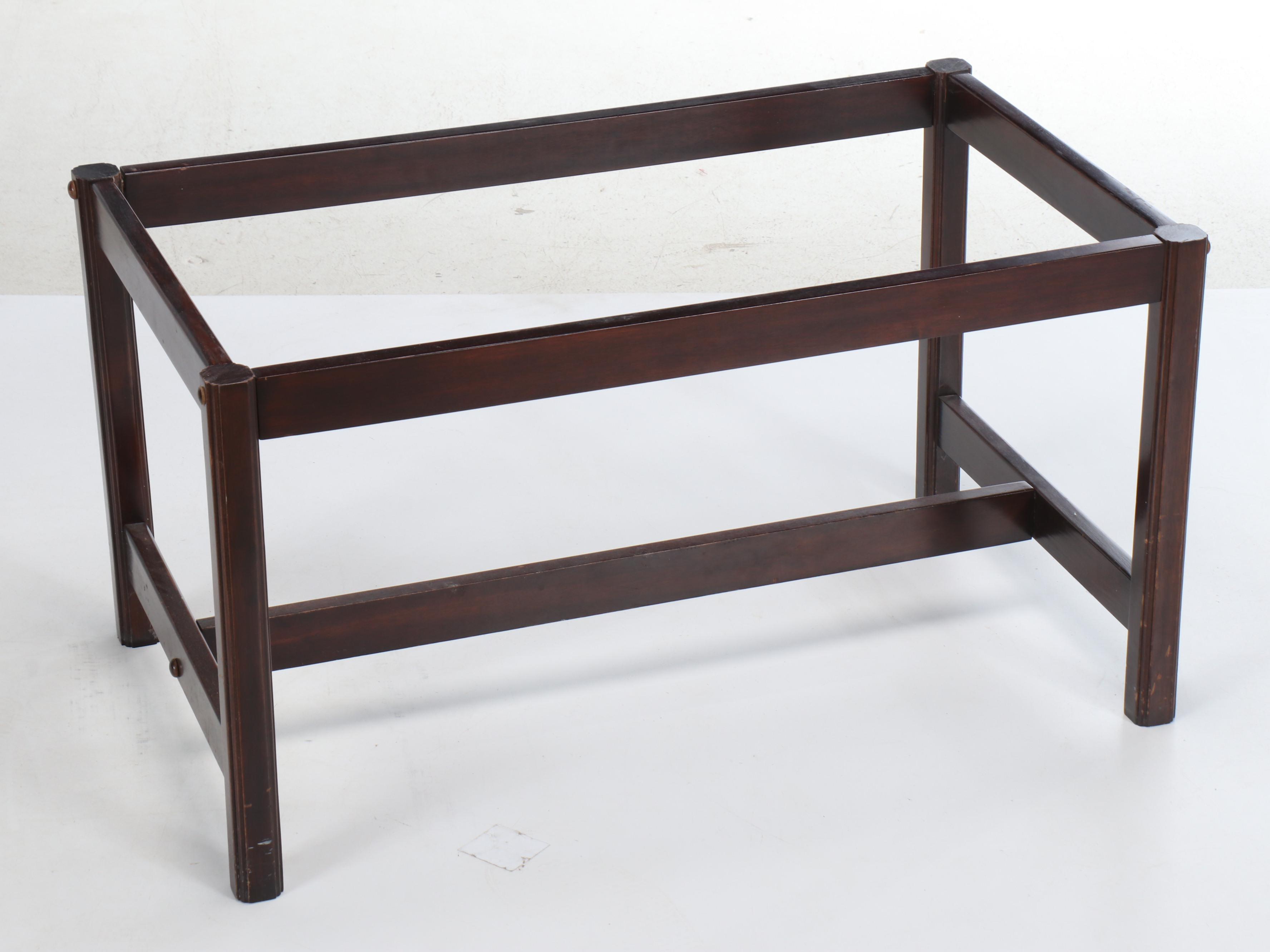 Mahogany Finish Butler's Tray Table, Late 20th Century