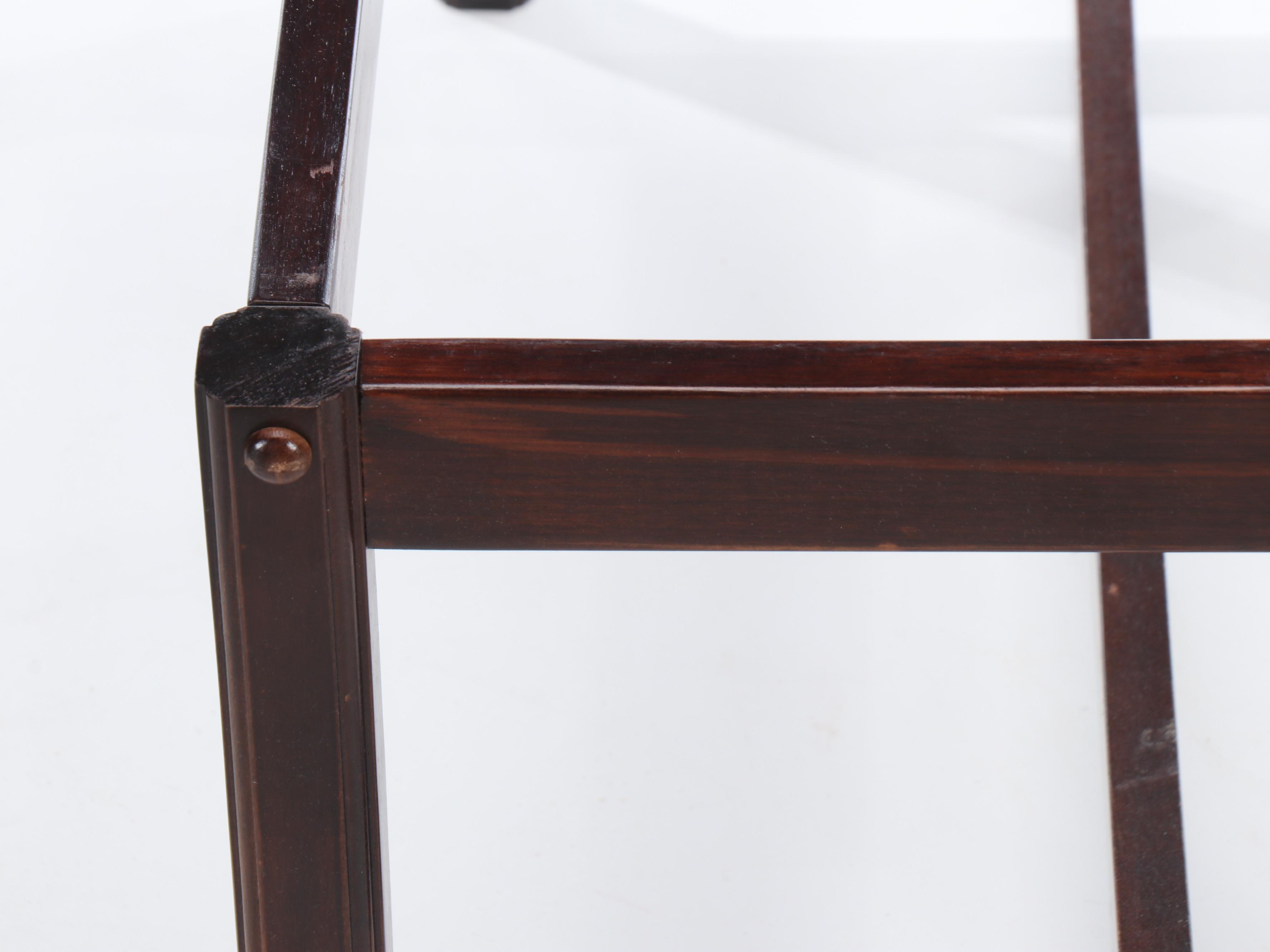 Mahogany Finish Butler's Tray Table, Late 20th Century