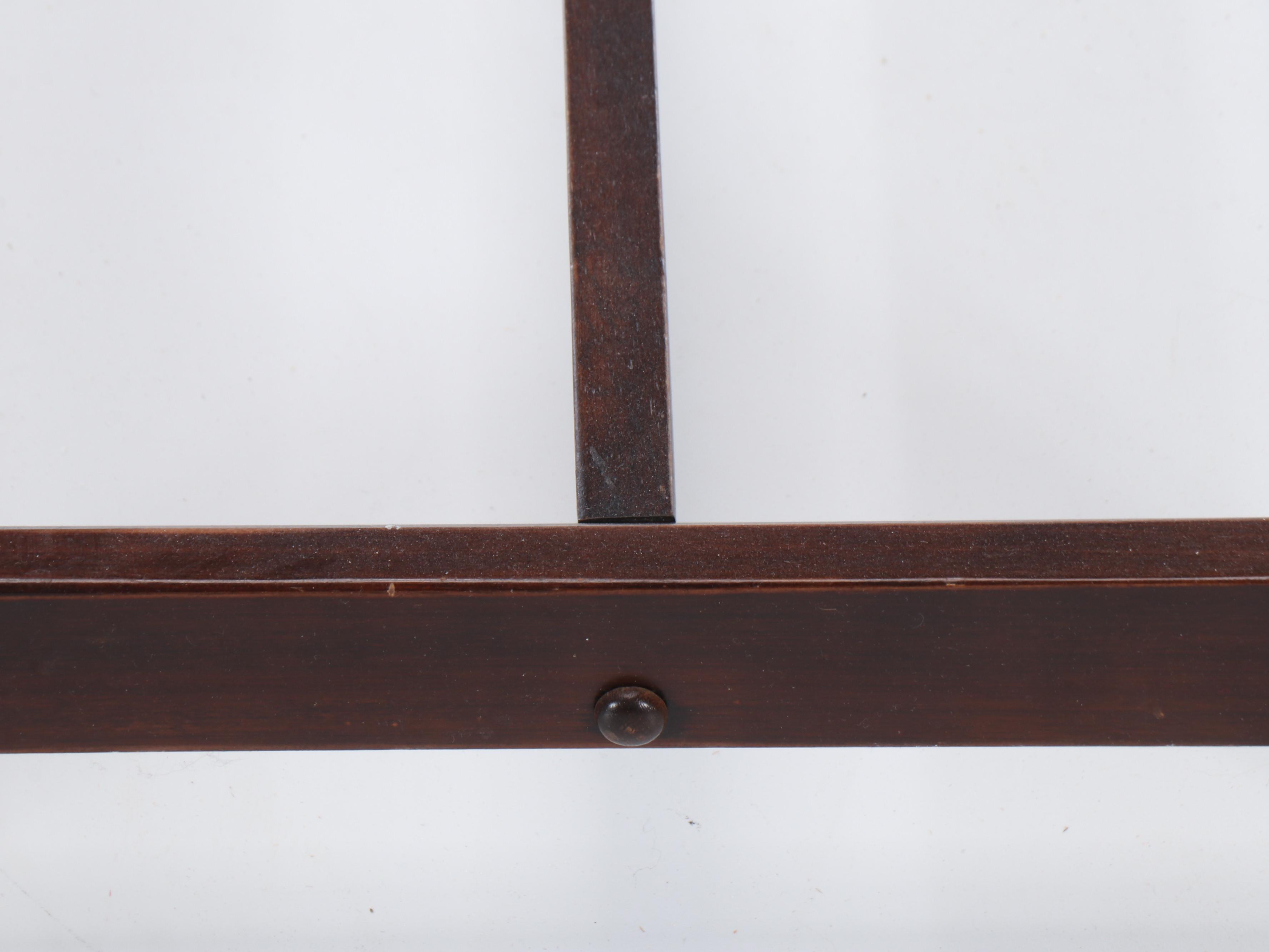 Mahogany Finish Butler's Tray Table, Late 20th Century