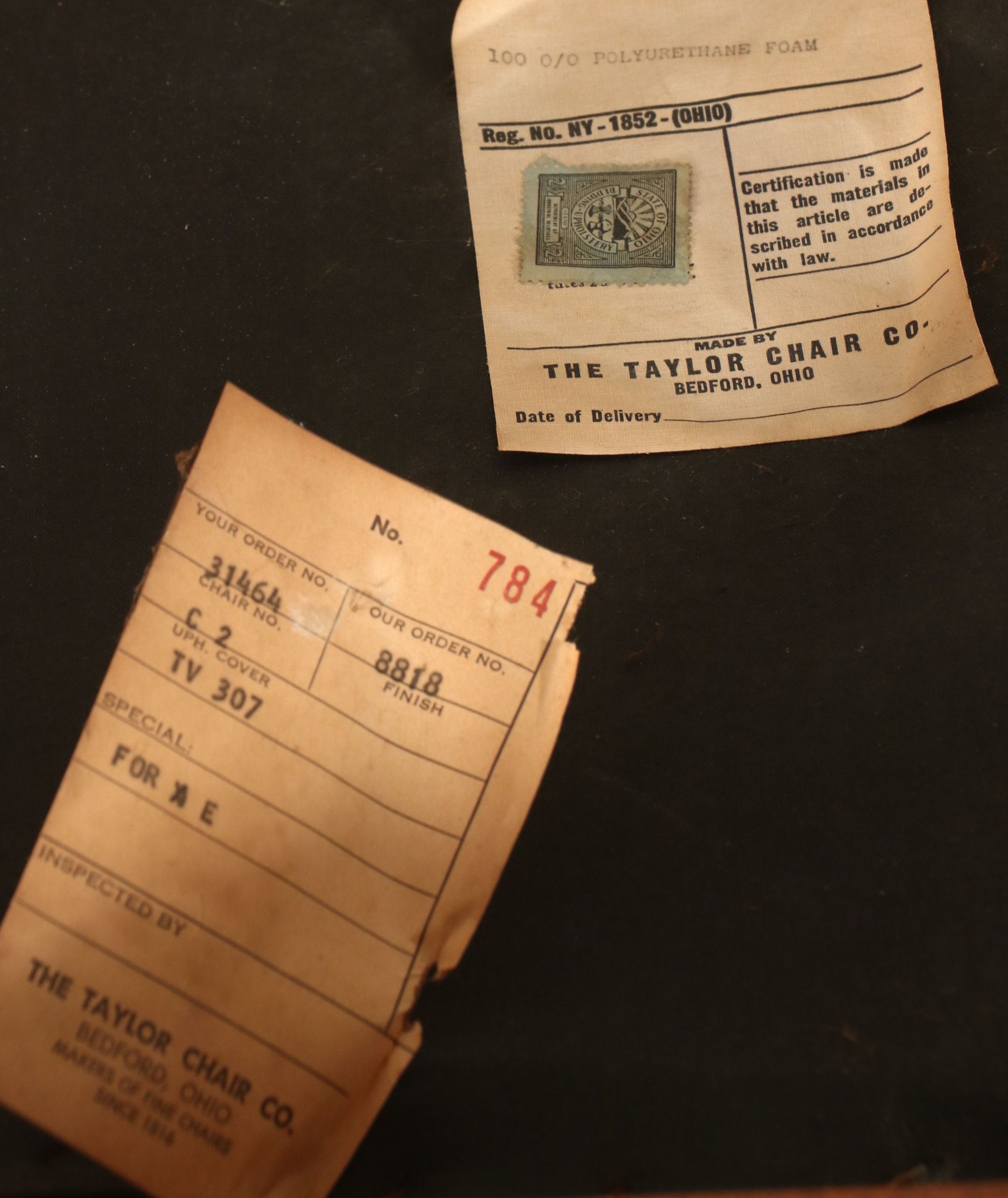 The Taylor Chair Co. Mid Century Modern Walnut Sectional