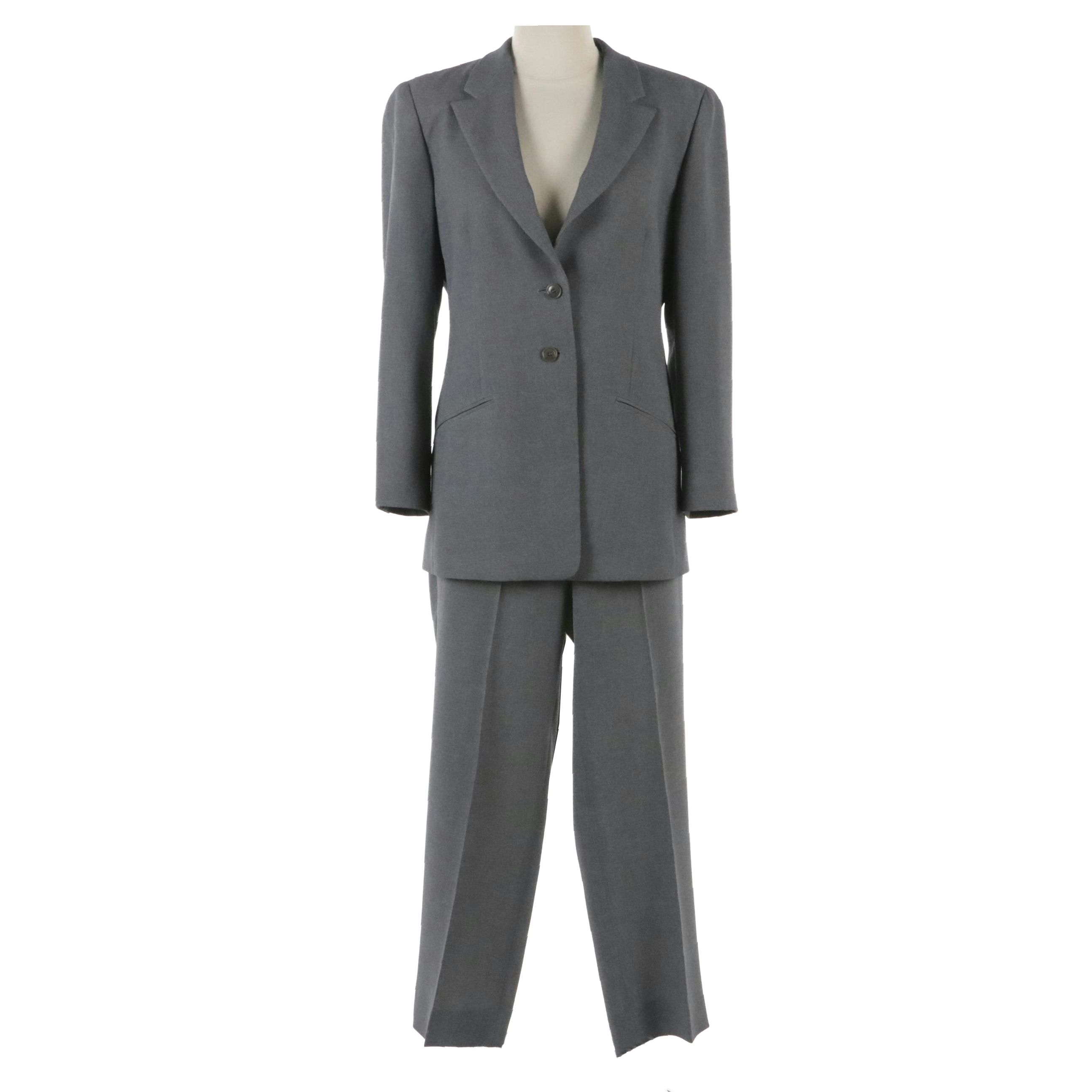 Armani Collezioni Straight Leg Trousers and Blazer Set