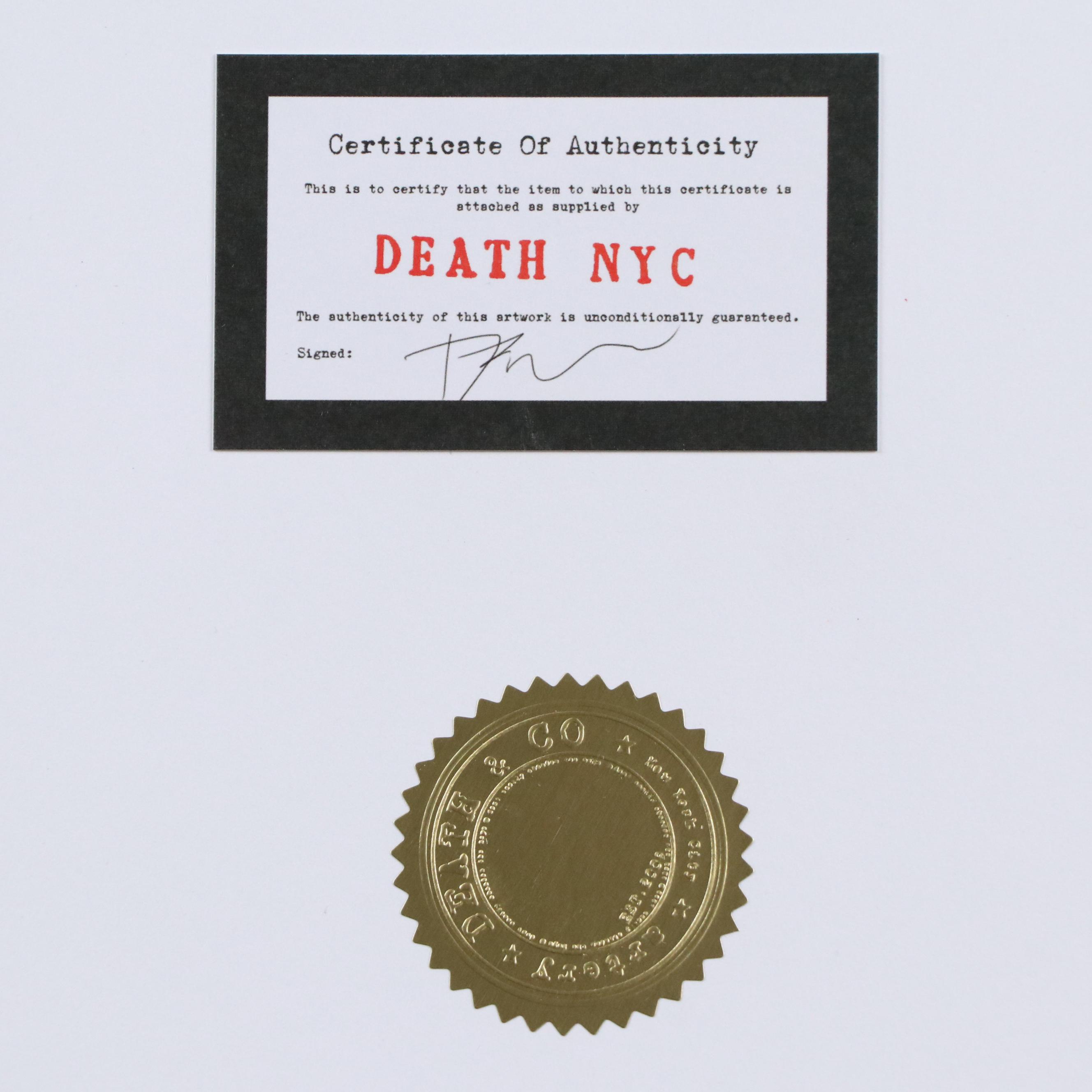 Death NYC Pop Art Digital Graphic Print Homage Chanel No.5 x Prada