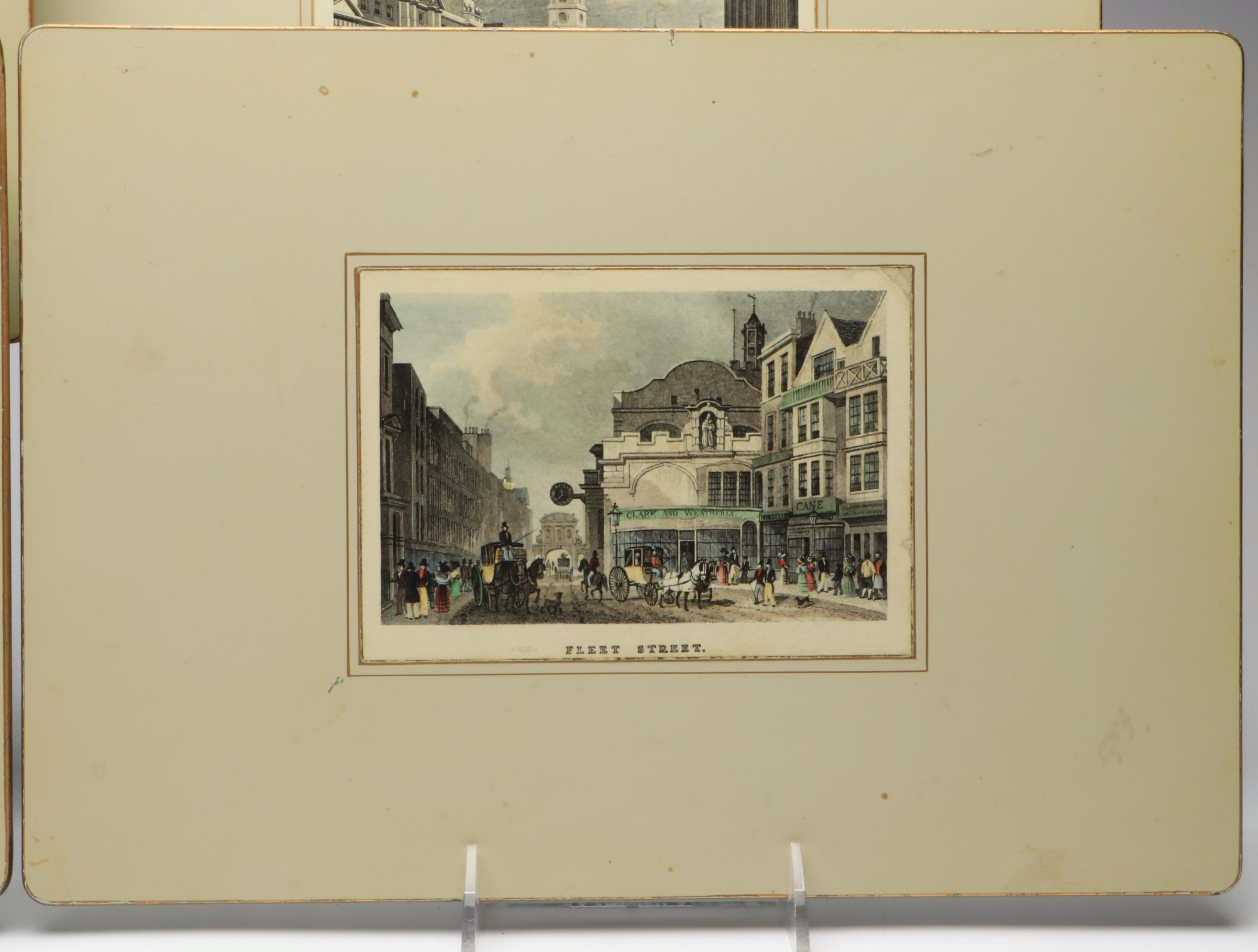 Lady Clare London Scenes Placemats with Royal Doulton Porcelain Plate