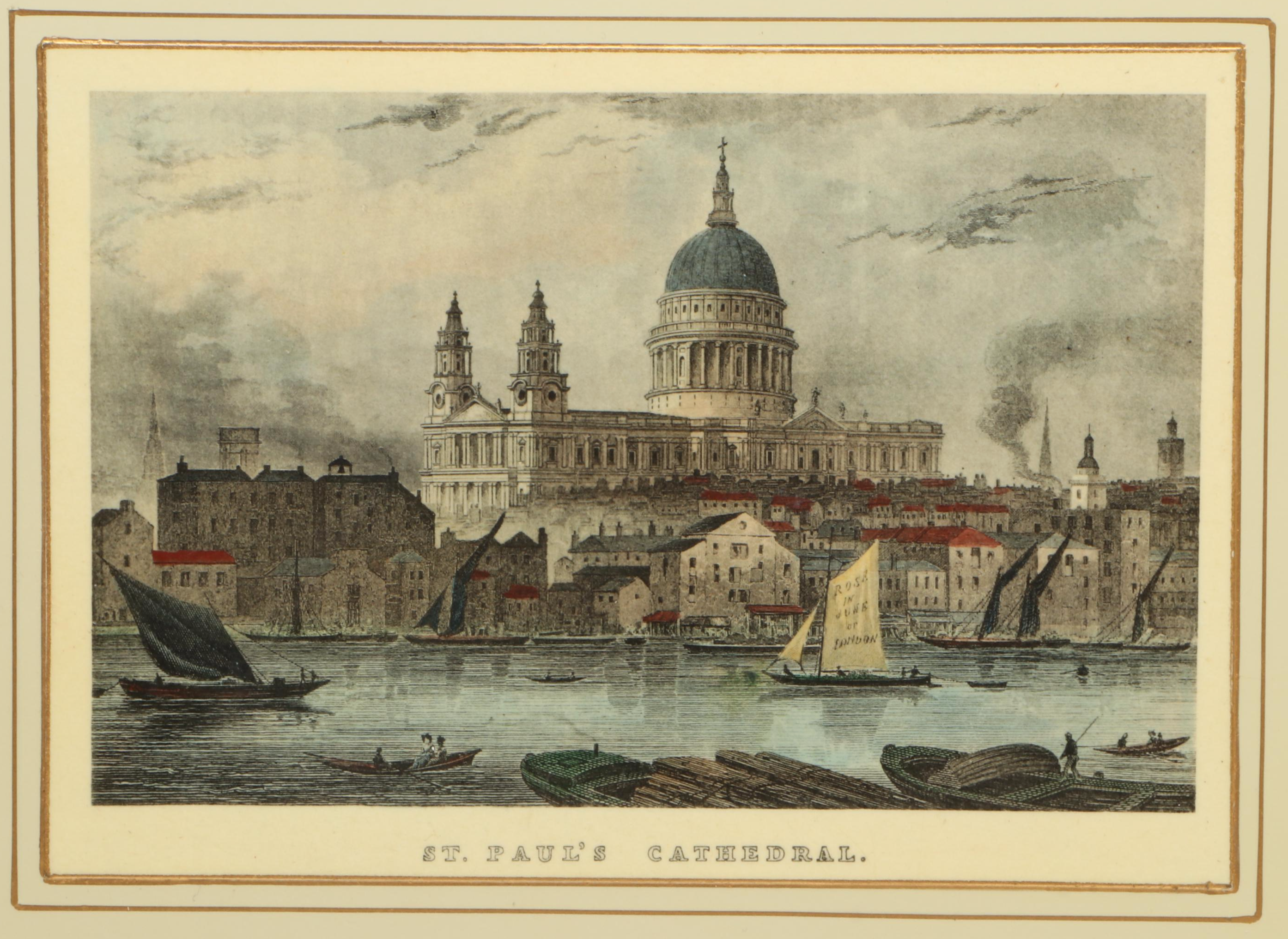 Lady Clare London Scenes Placemats with Royal Doulton Porcelain Plate