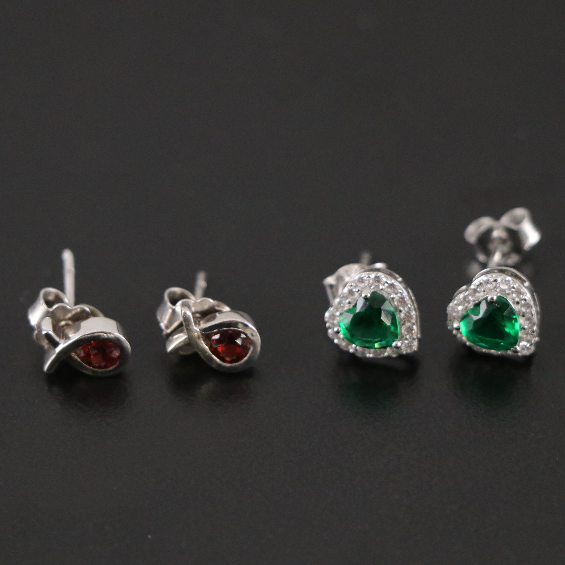 14 Assorted Sterling Silver Rings, Necklaces and Earrings