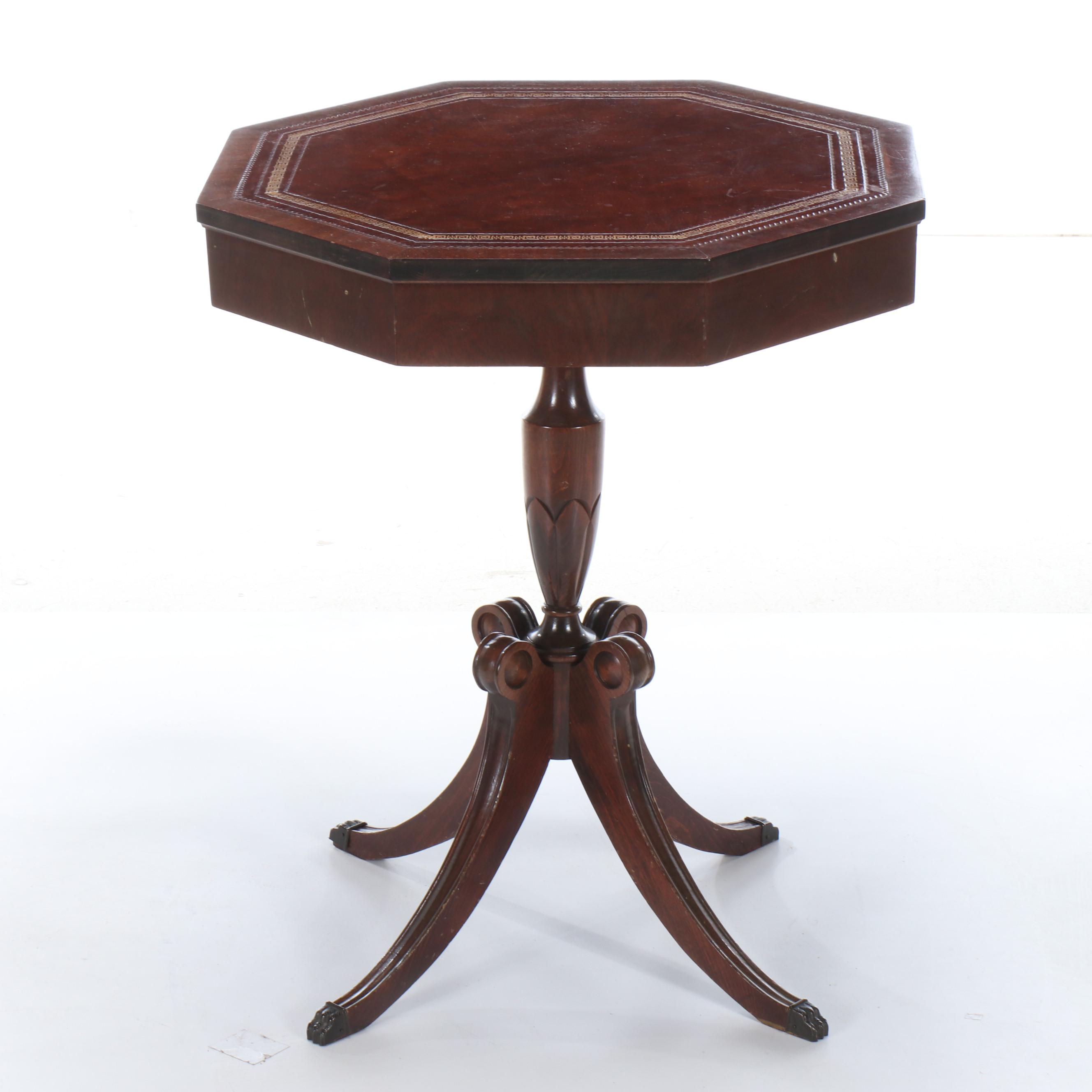 Superior Table Regency Style Side Table, 1949