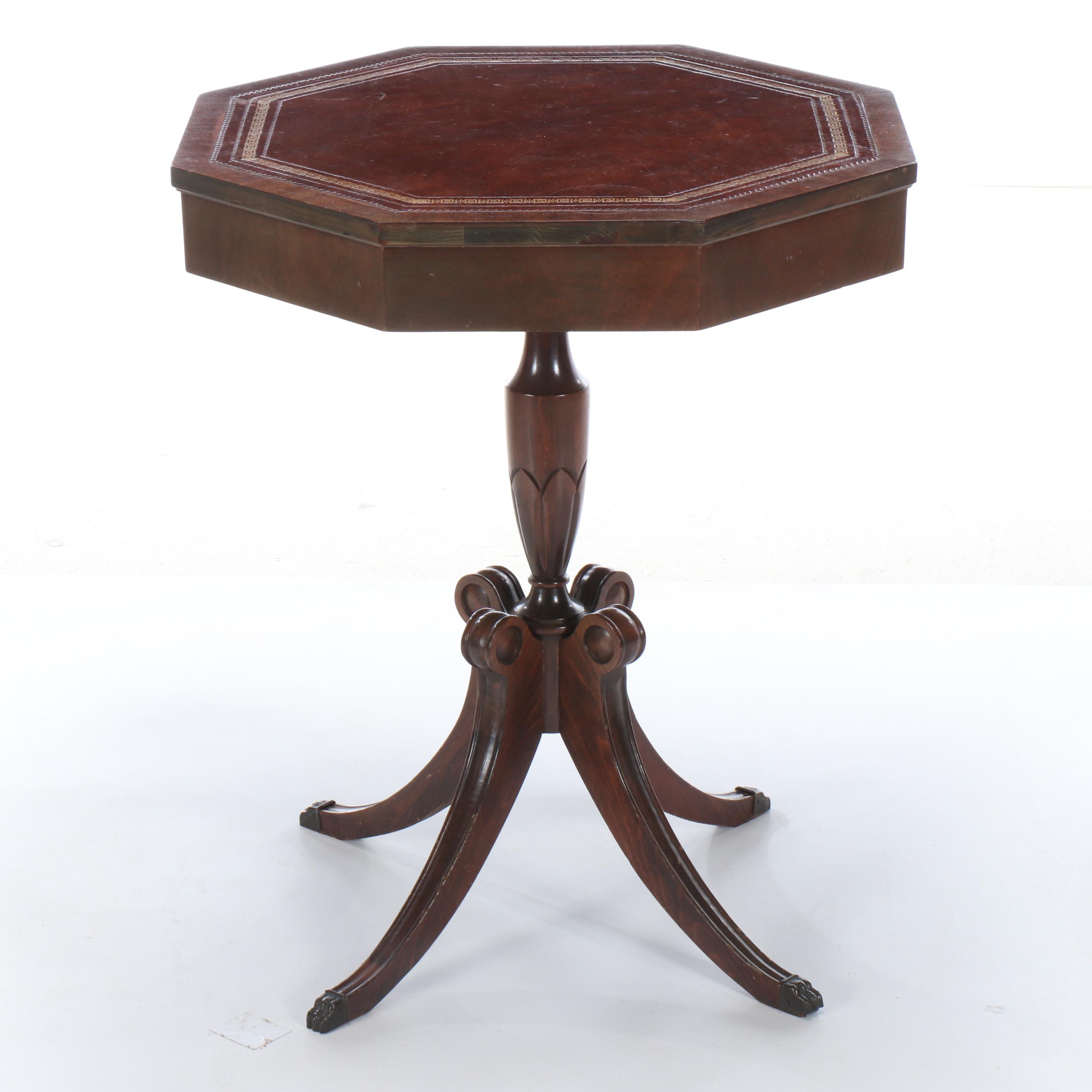 Superior Table Regency Style Side Table, 1949