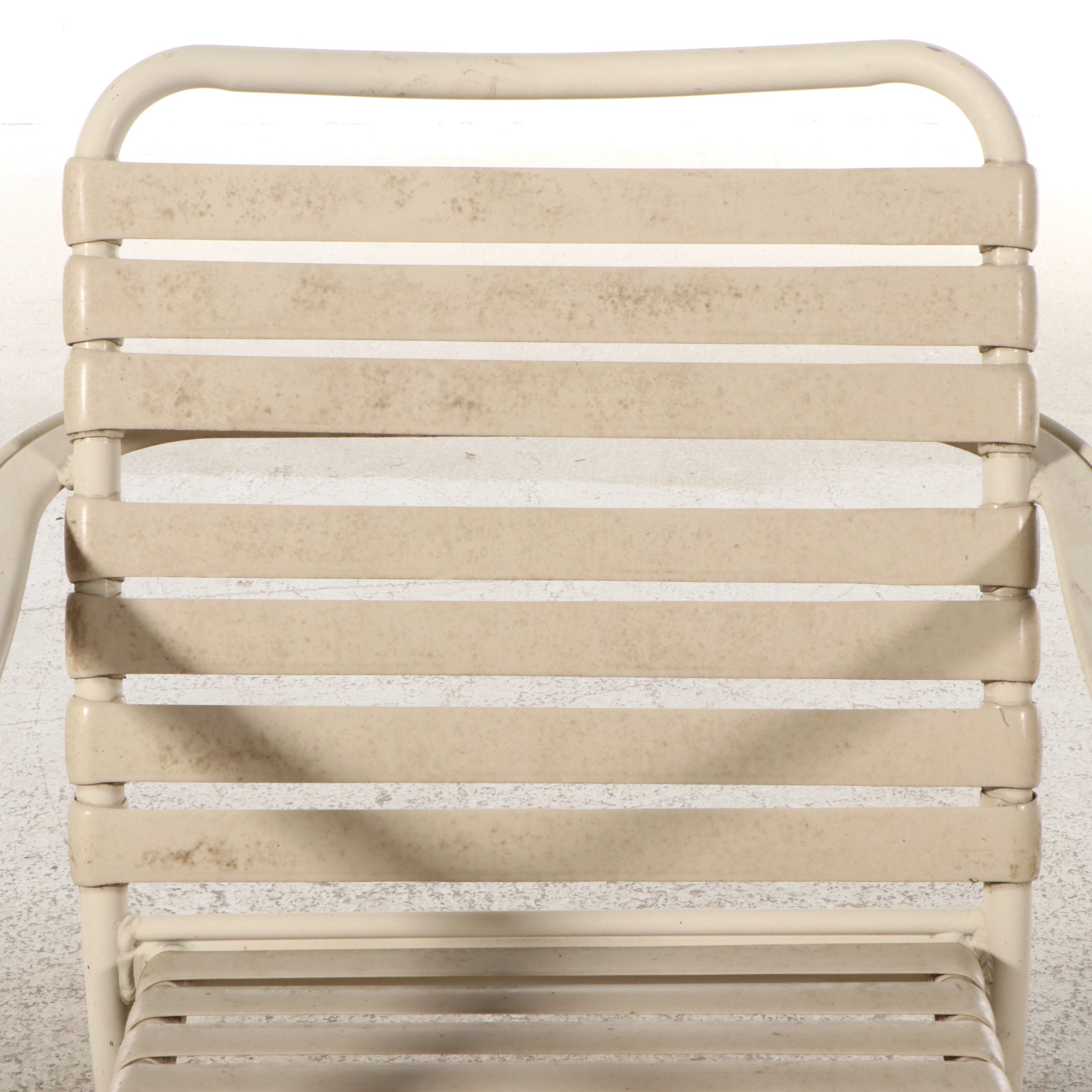 Tropitone Beige Aluminum and PVC Patio Dining Set with Four Chairs