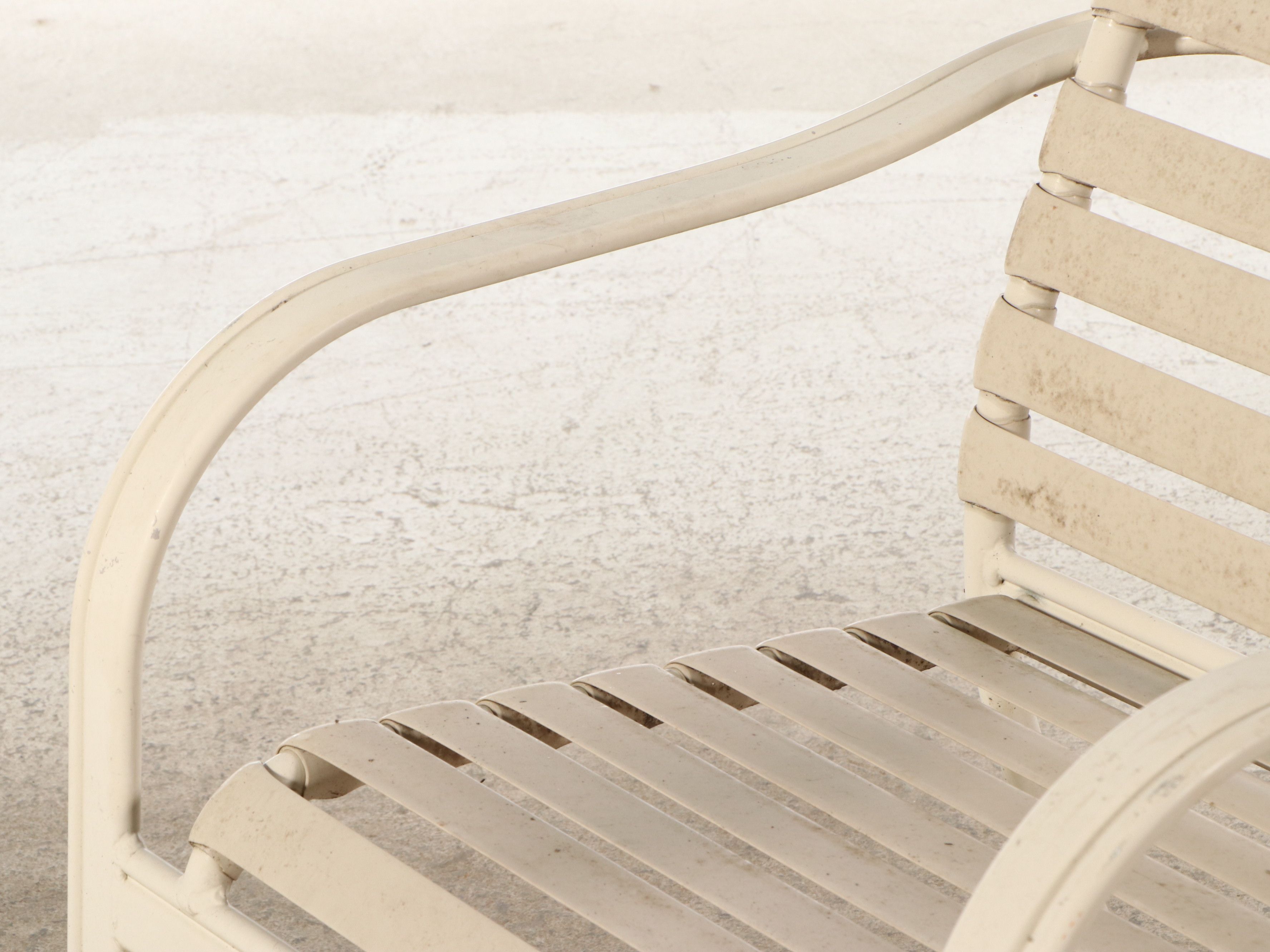 Tropitone Beige Aluminum and PVC Patio Dining Set with Four Chairs