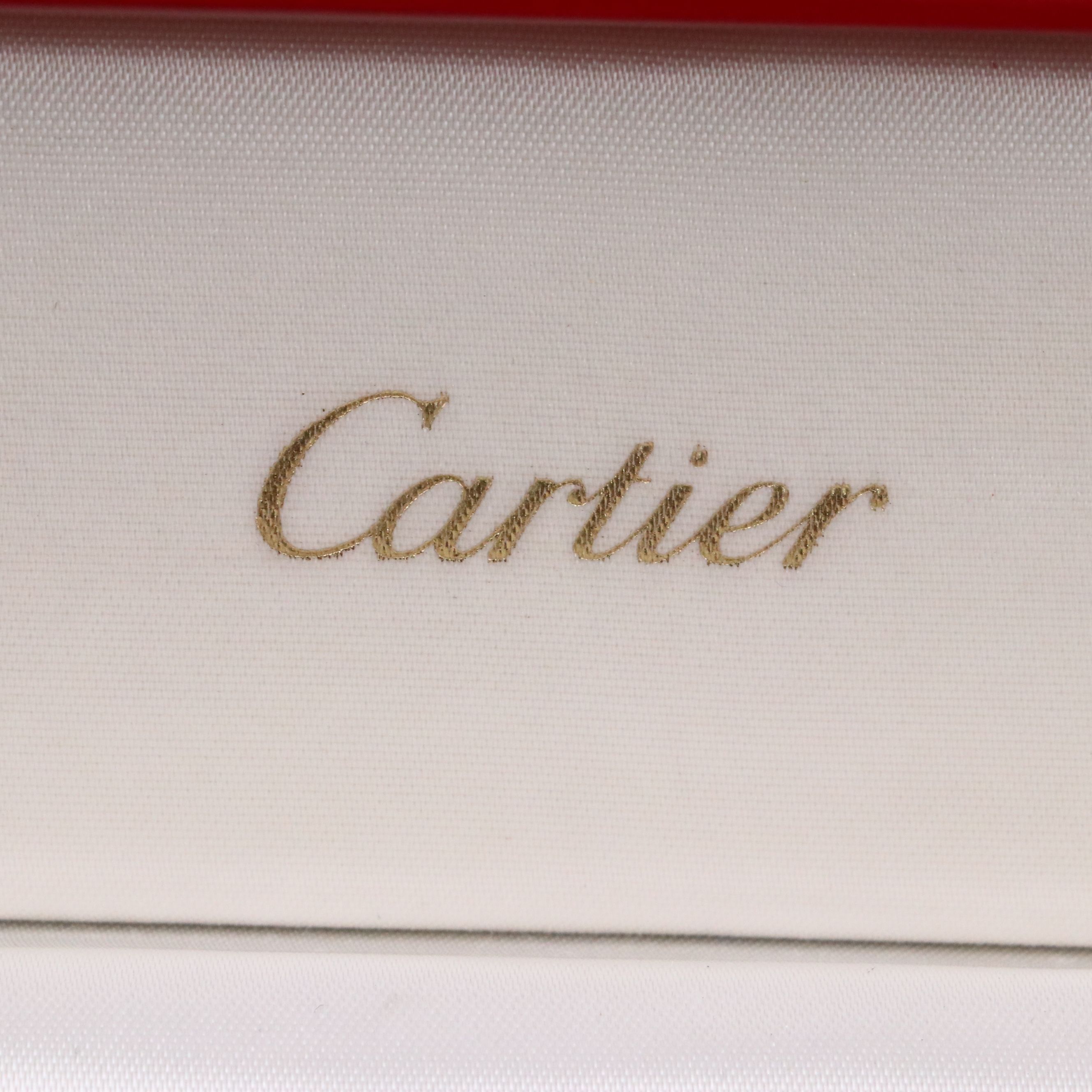 Must de Cartier Santos Brushed Steel and 18K Gold Plate Rollerball Pen