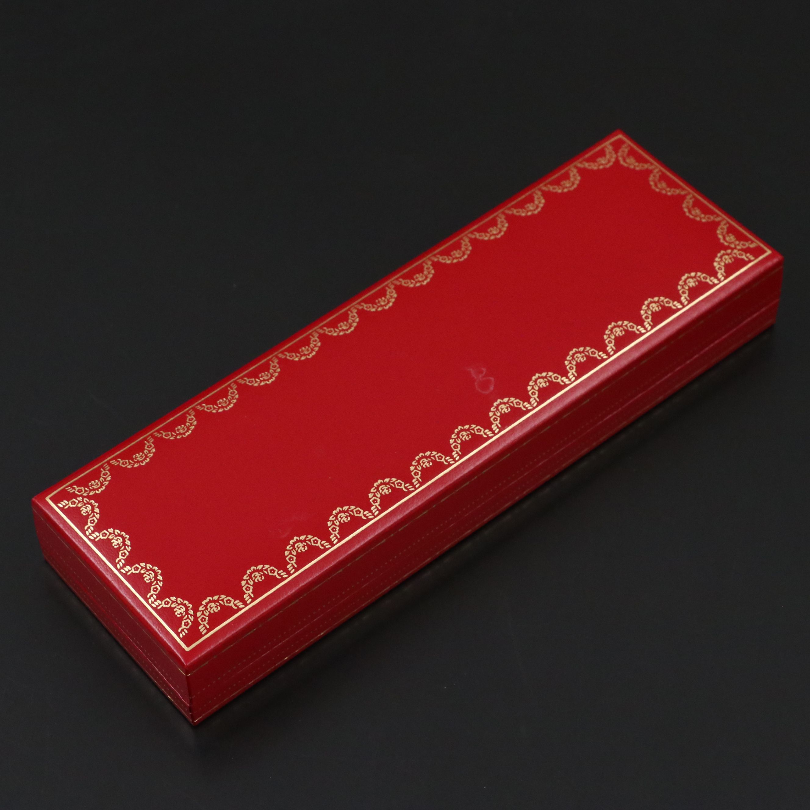 Must de Cartier Santos Brushed Steel and 18K Gold Plate Rollerball Pen