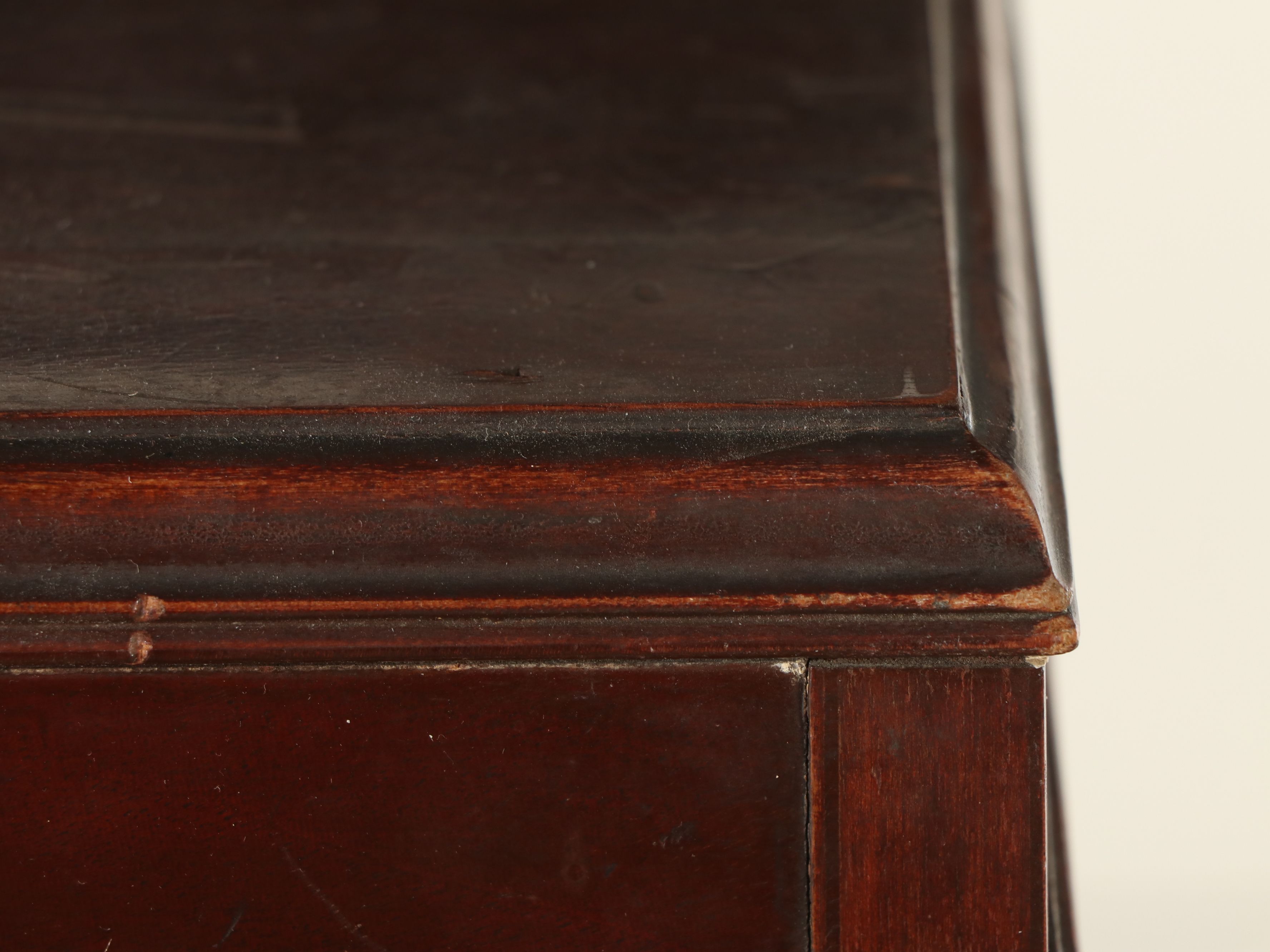 Sheraton Style Mahogany Chest on Chest, Mid-20th Century