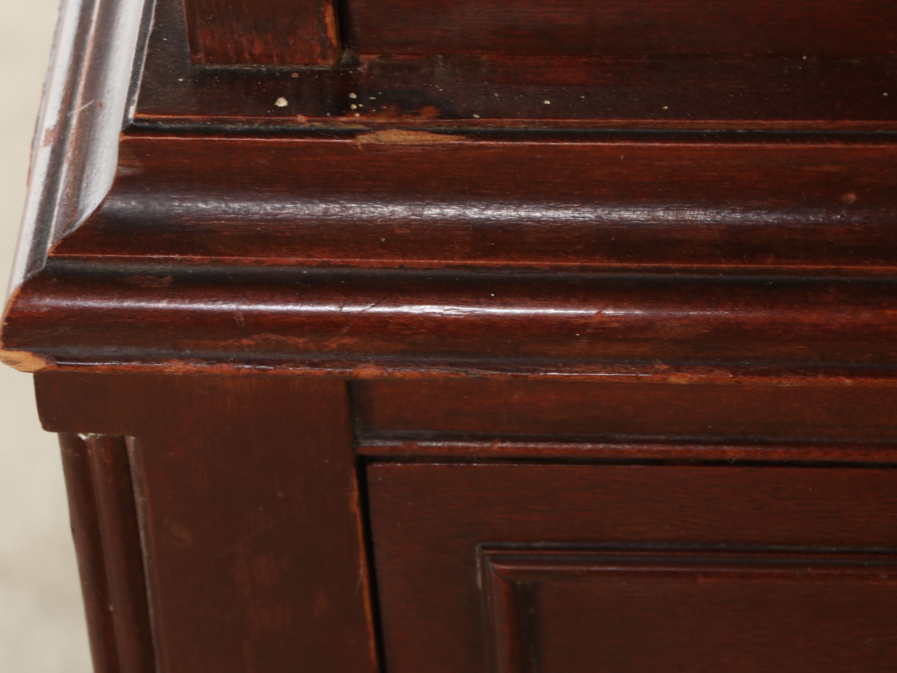 Sheraton Style Mahogany Chest on Chest, Mid-20th Century