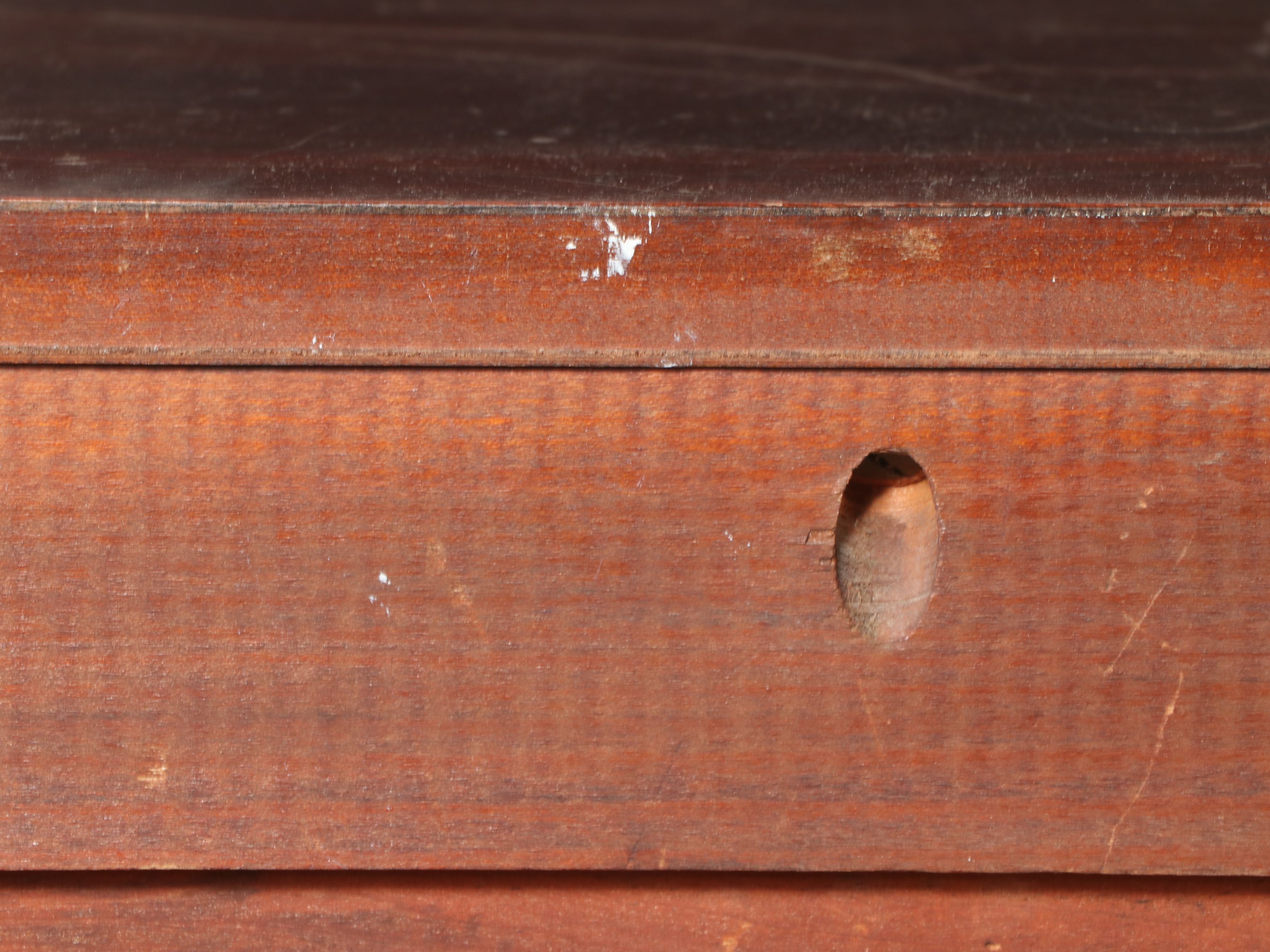 Sheraton Style Mahogany Chest on Chest, Mid-20th Century