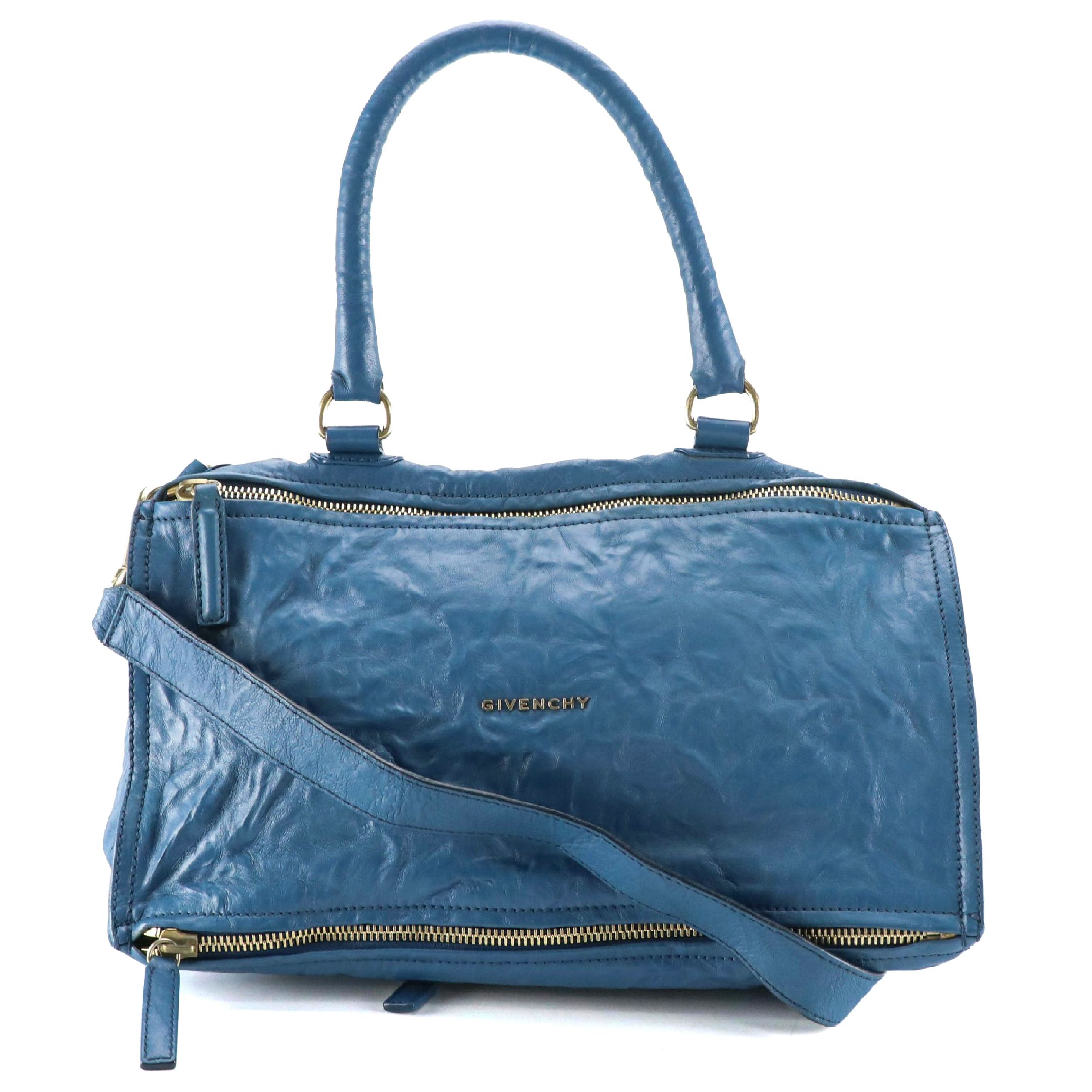 Givenchy Pandora Medium Bag in Distressed Pepe Sheepskin Leather